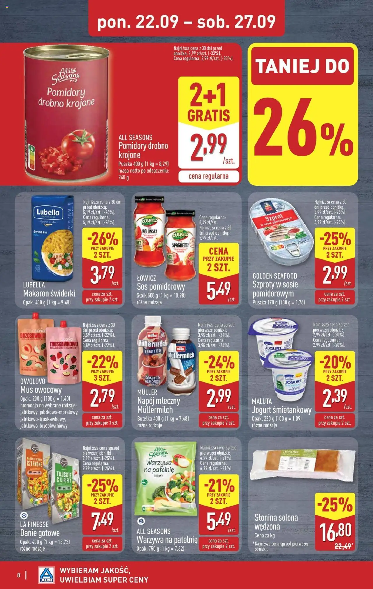 Aldi Gazetka ważna od 22.09.2025 do  27.09.2025 strona 8