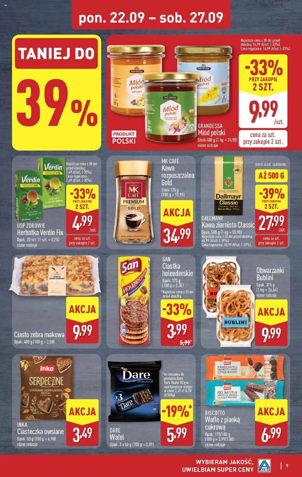 Aldi Gazetka ważna od 22.09.2025 do  27.09.2025 strona 9