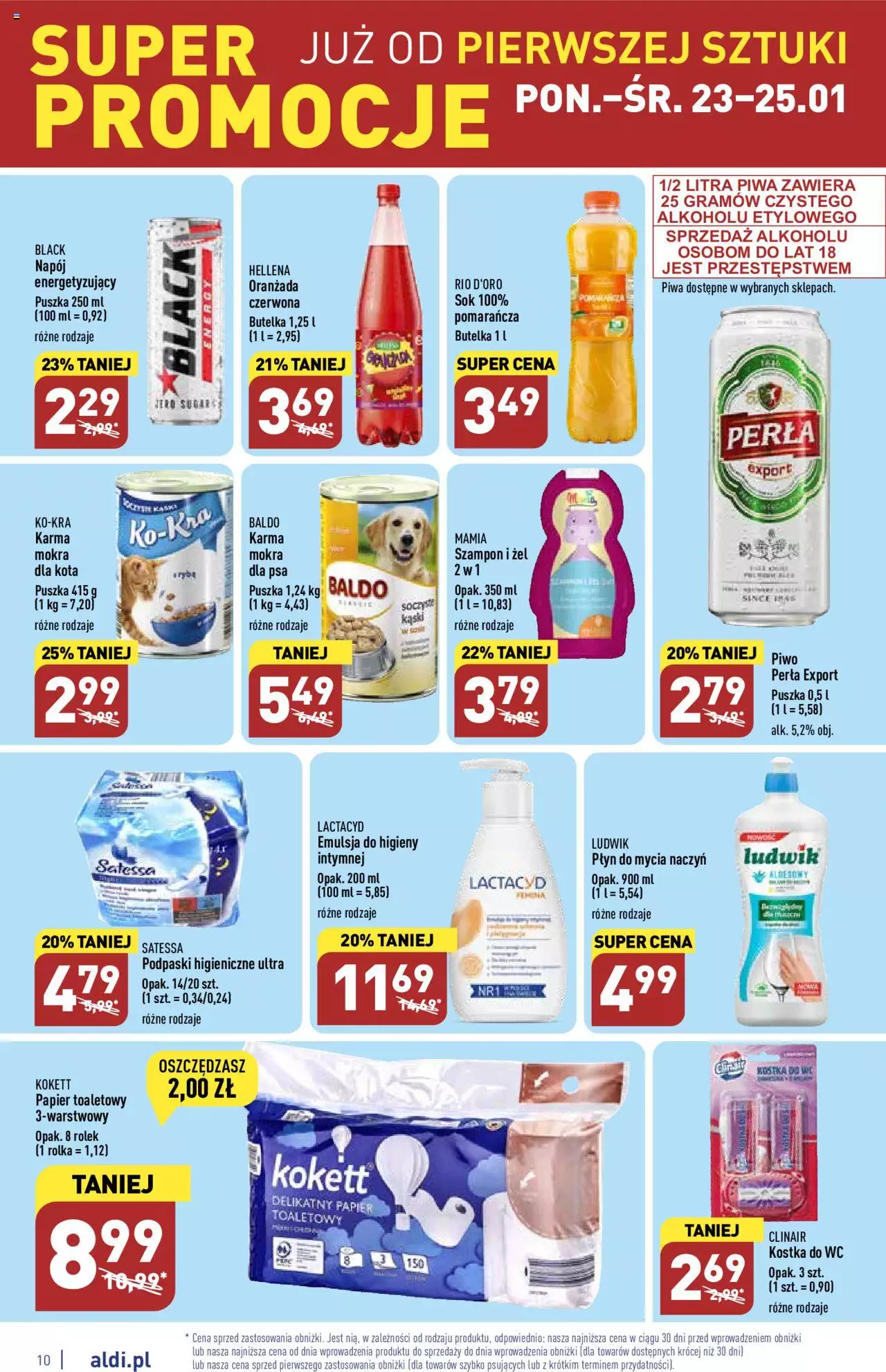 Aldi gazetka ważna od 23.01.2023 do 29.01.2023 strona 10