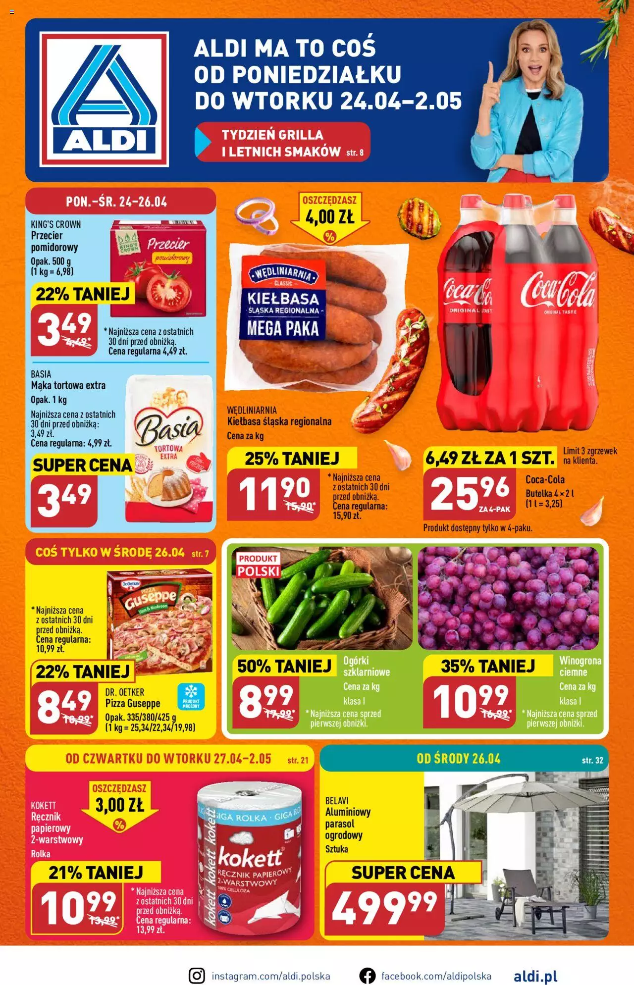 Aldi Gazetka ważna od 24.04.2023 do 02.05.2023 strona 1