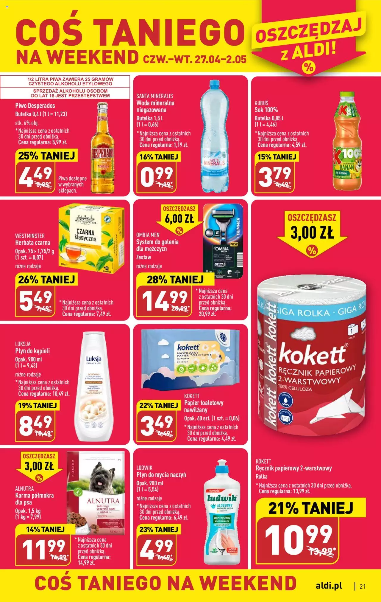 Aldi Gazetka ważna od 24.04.2023 do 02.05.2023 strona 21