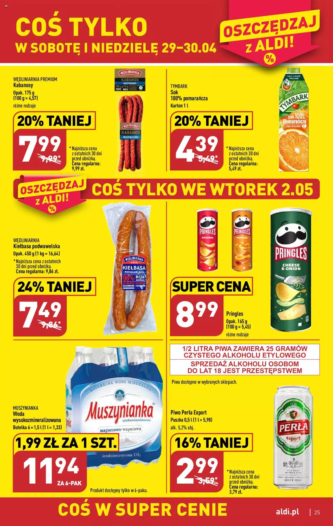 Aldi Gazetka ważna od 24.04.2023 do 02.05.2023 strona 25