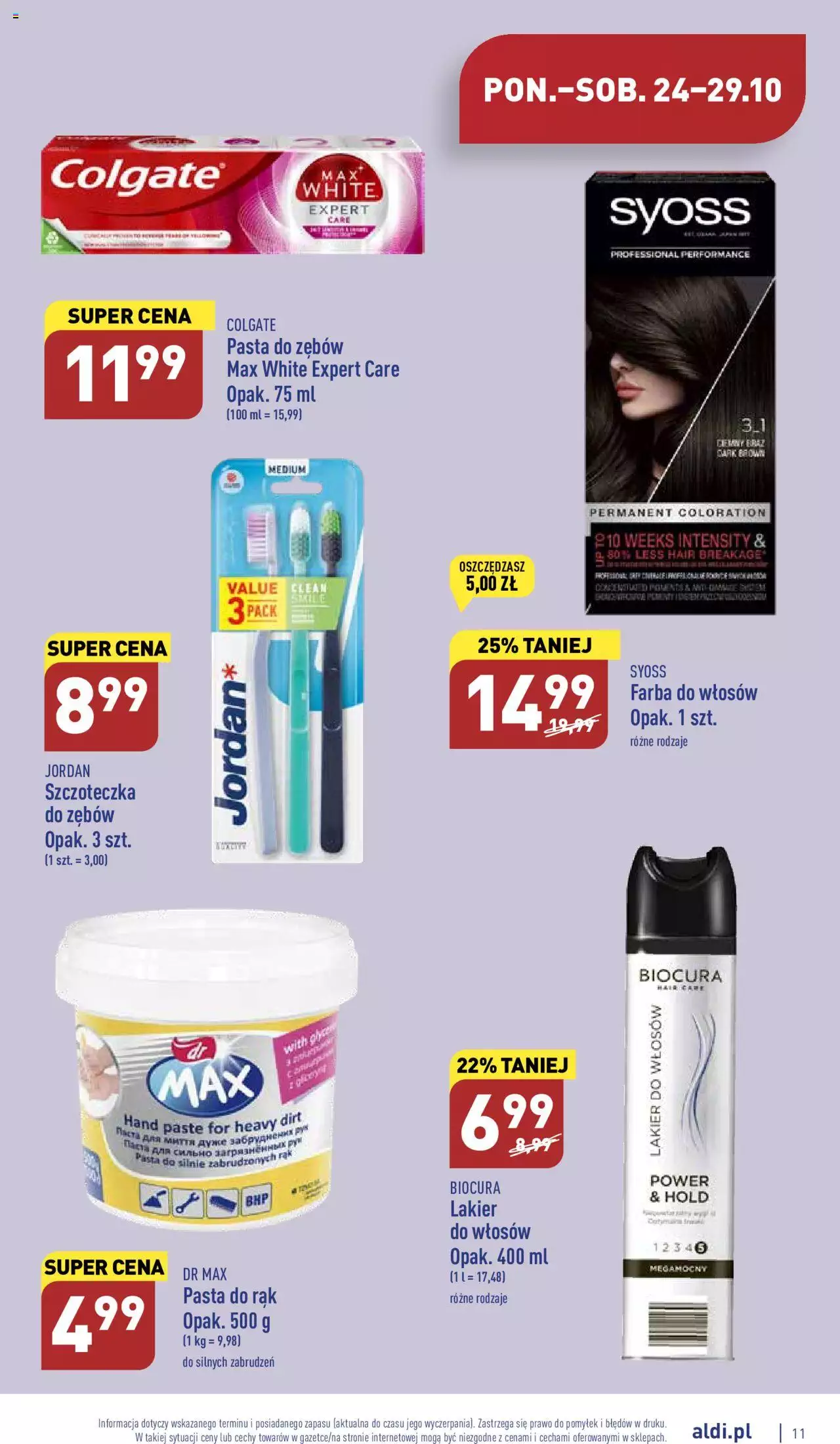 Aldi gazetka ważna od 24.10.2022 do 29.10.2022 strona 11