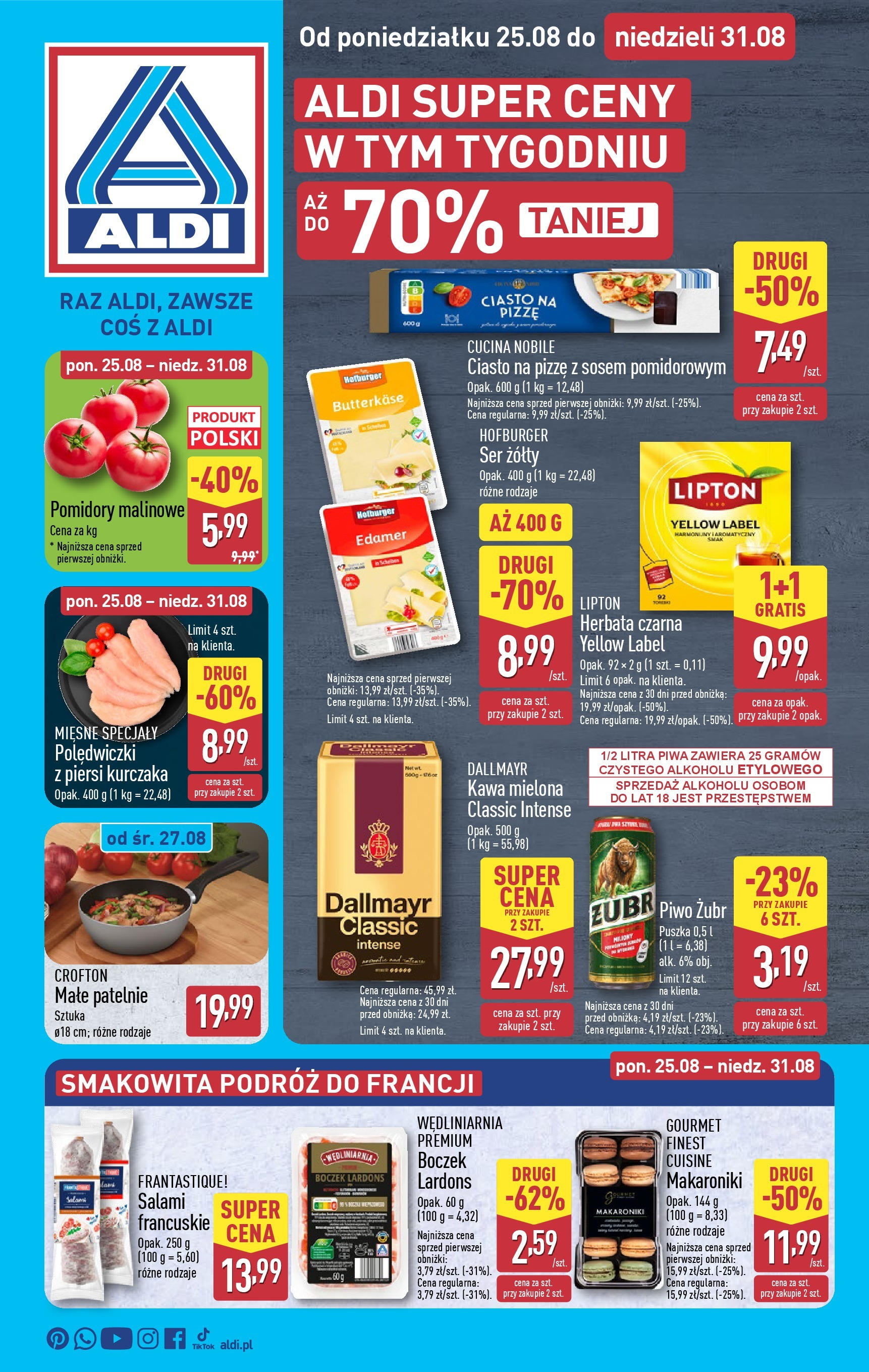 Aldi Gazetka ważna od 25.08.2025 do 31.08.2025 strona 1