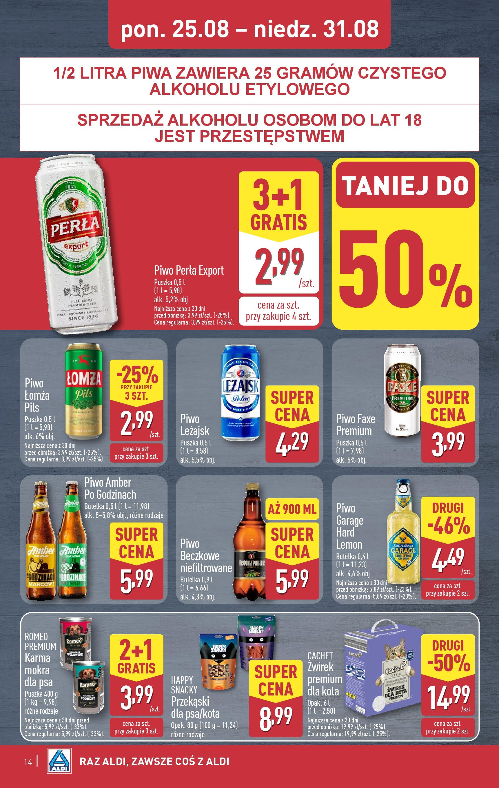 Aldi Gazetka ważna od 25.08.2025 do 31.08.2025 strona 14