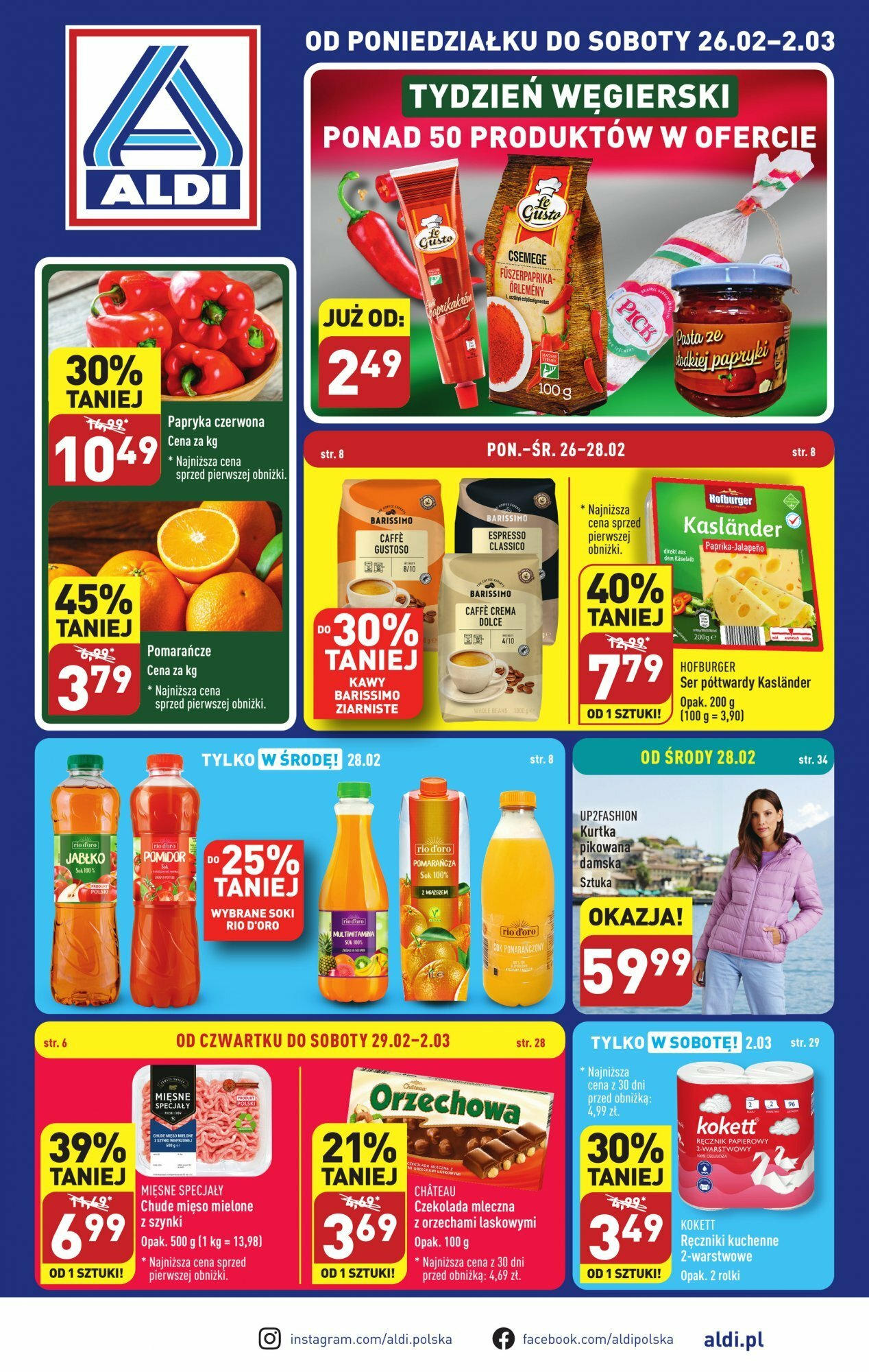 Aldi Gazetka ważna od 26.02.2024 do 02.03.2024 strona 1