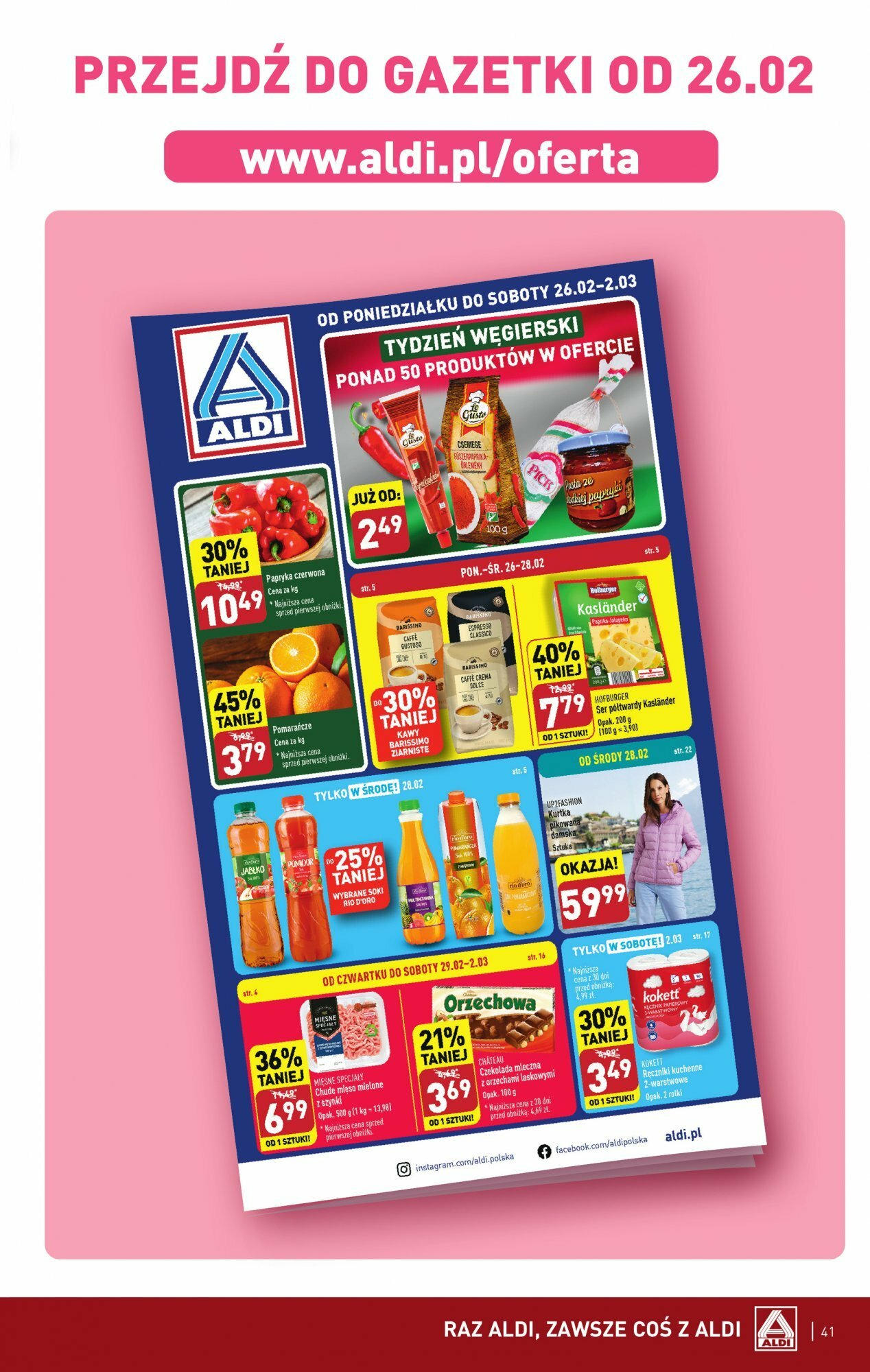 Aldi Gazetka ważna od 26.02.2024 do 02.03.2024 strona 41