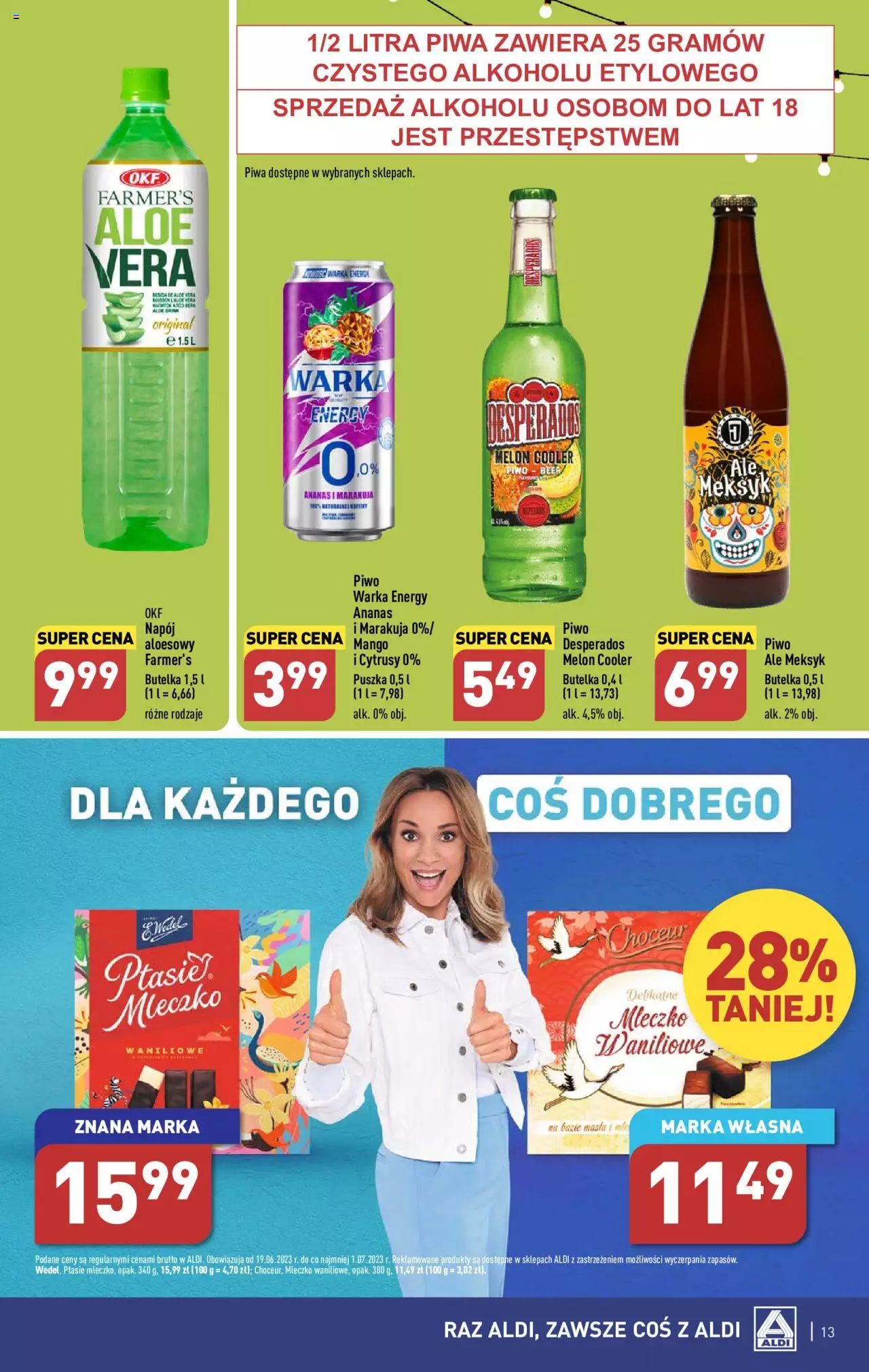 Aldi Gazetka ważna od 26.06.2023 do 01.07.2023 strona 13