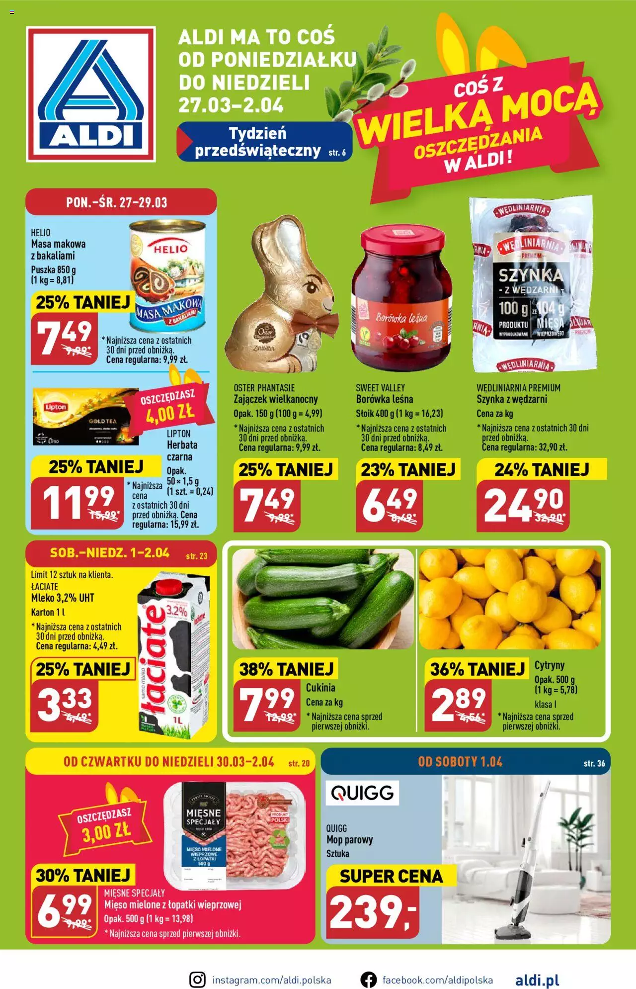 Aldi Gazetka ważna od 27.03.2023 do 02.04.2023 strona 1