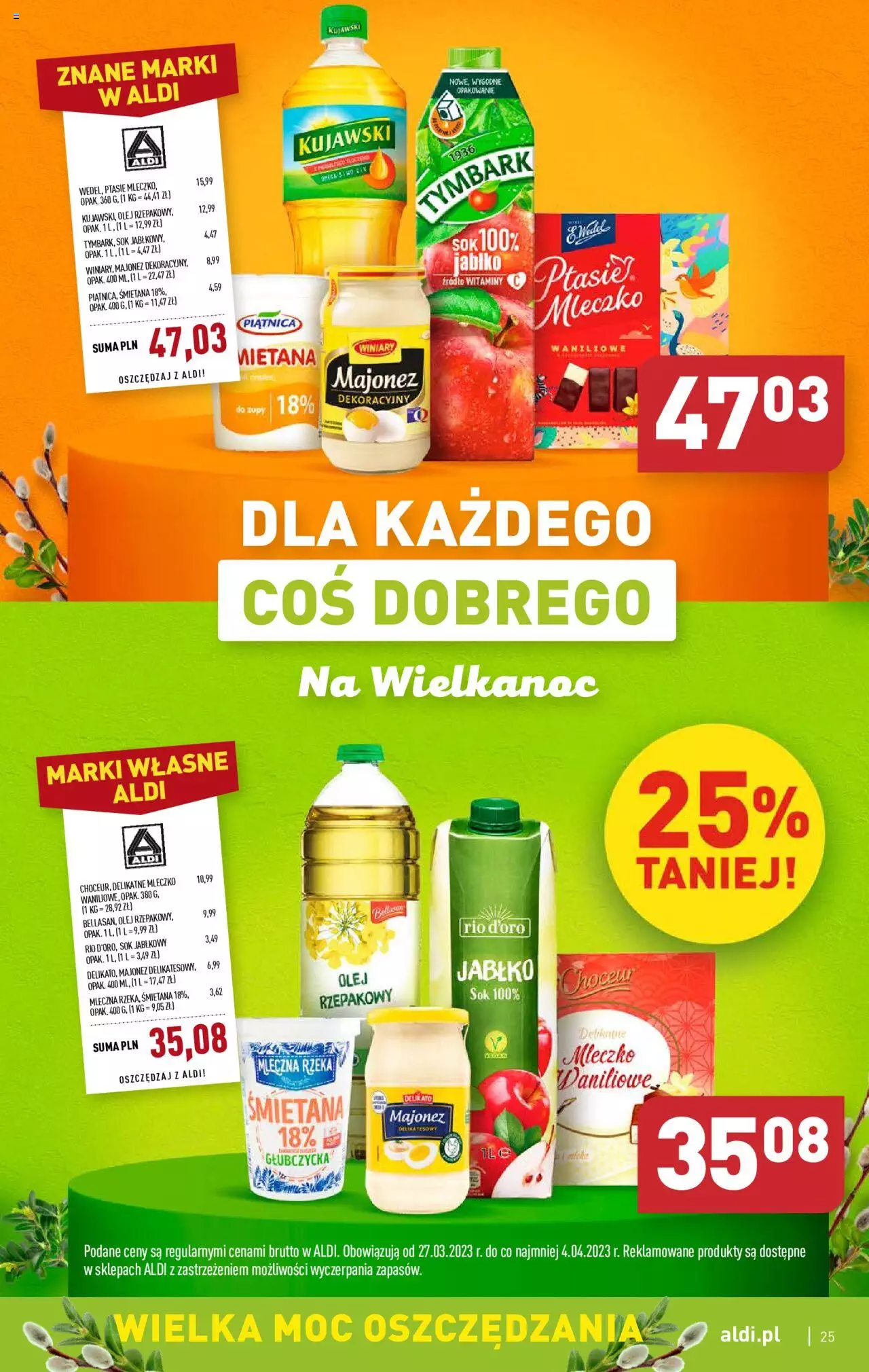 Aldi Gazetka ważna od 27.03.2023 do 02.04.2023 strona 25