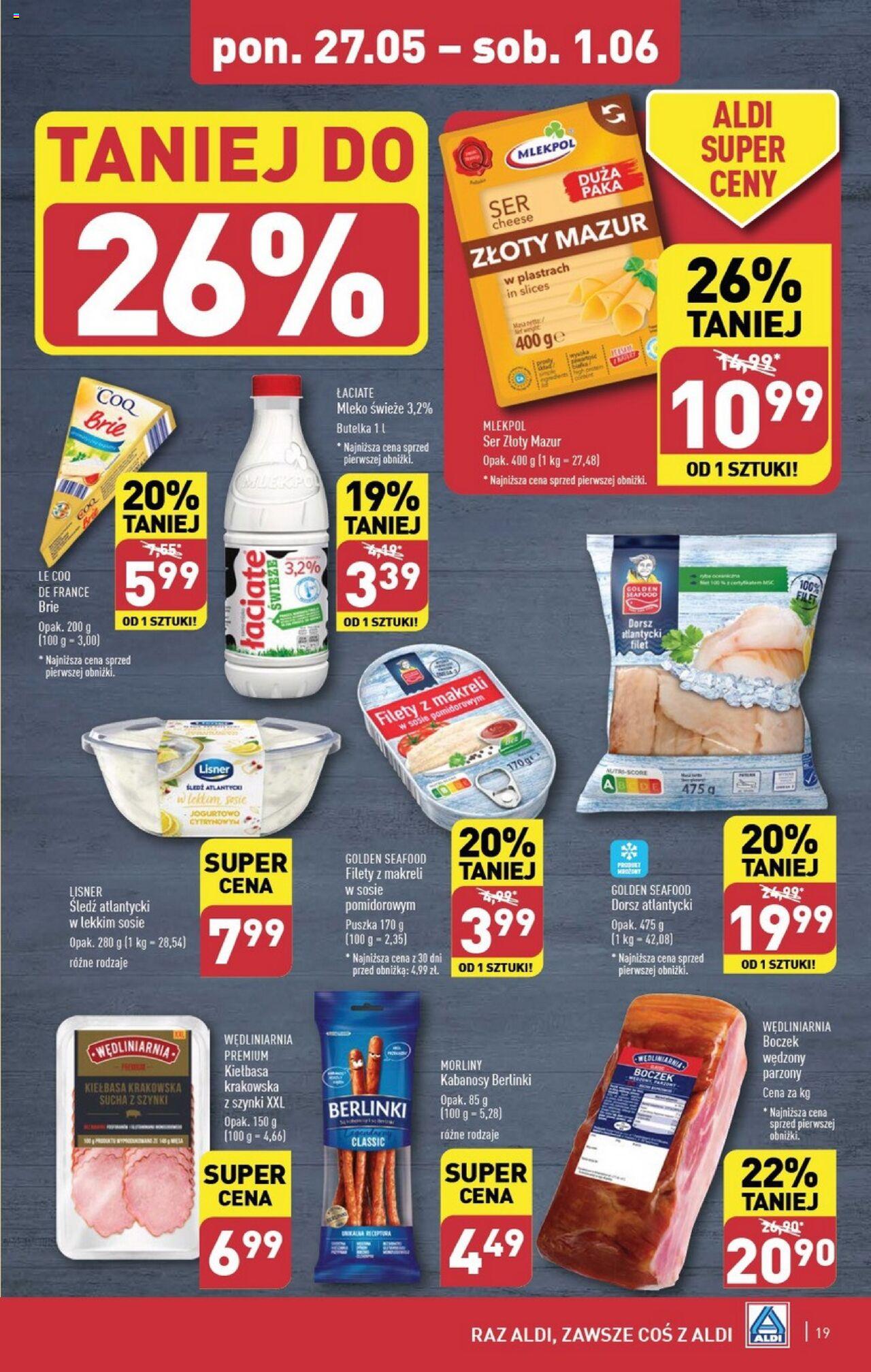 Aldi Gazetka ważna od 27.05.2024 do 01.06.2024 strona 19