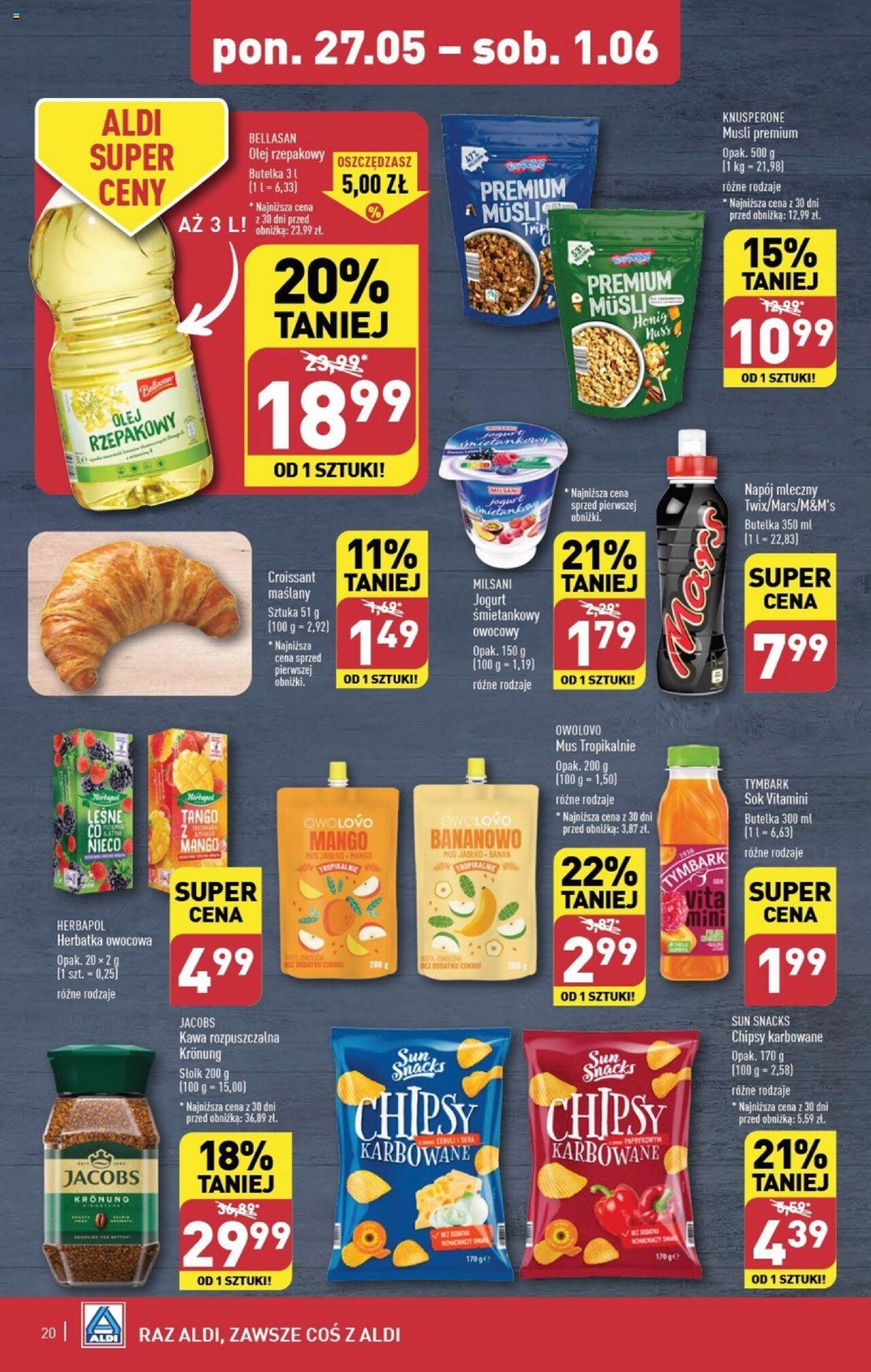 Aldi Gazetka ważna od 27.05.2024 do 01.06.2024 strona 20