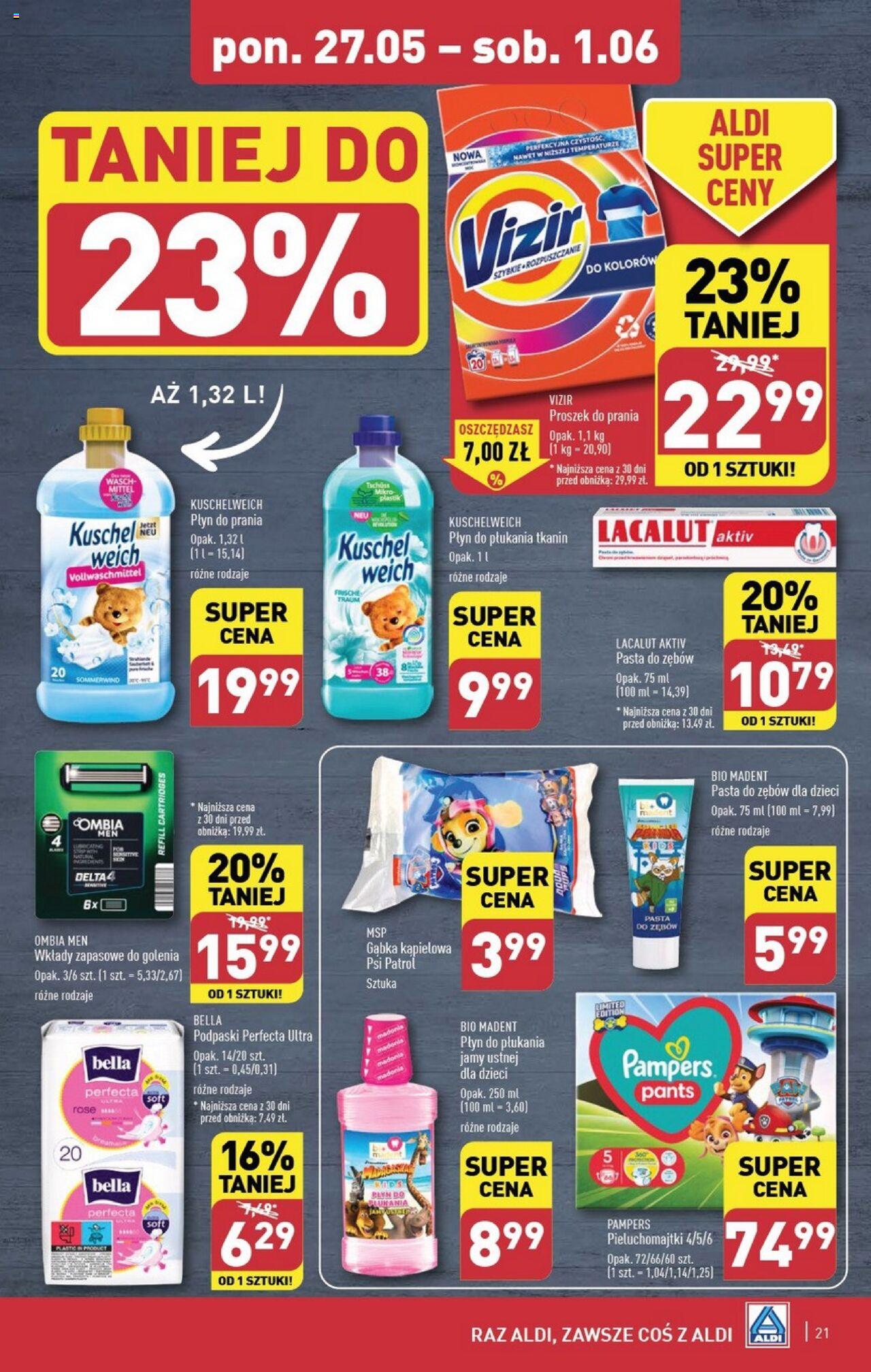 Aldi Gazetka ważna od 27.05.2024 do 01.06.2024 strona 21