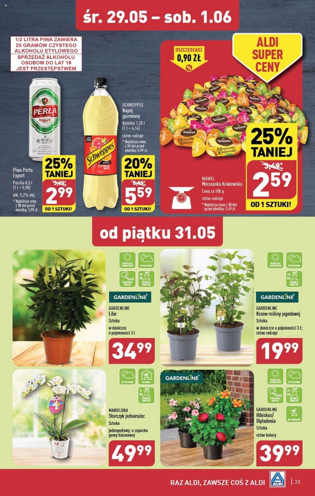 Aldi Gazetka ważna od 27.05.2024 do 01.06.2024 strona 23