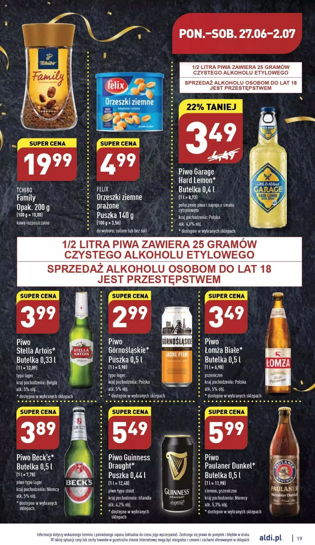 Aldi gazetka ważna od 27.06.2022 do 02.07.2022 strona 19