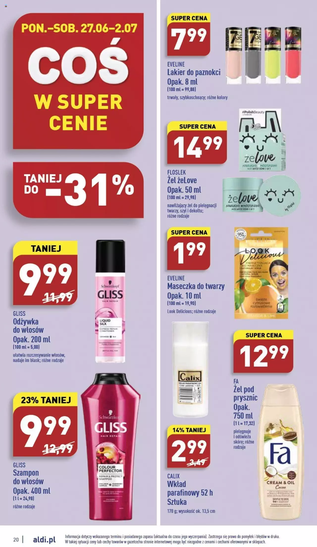 Aldi gazetka ważna od 27.06.2022 do 02.07.2022 strona 20
