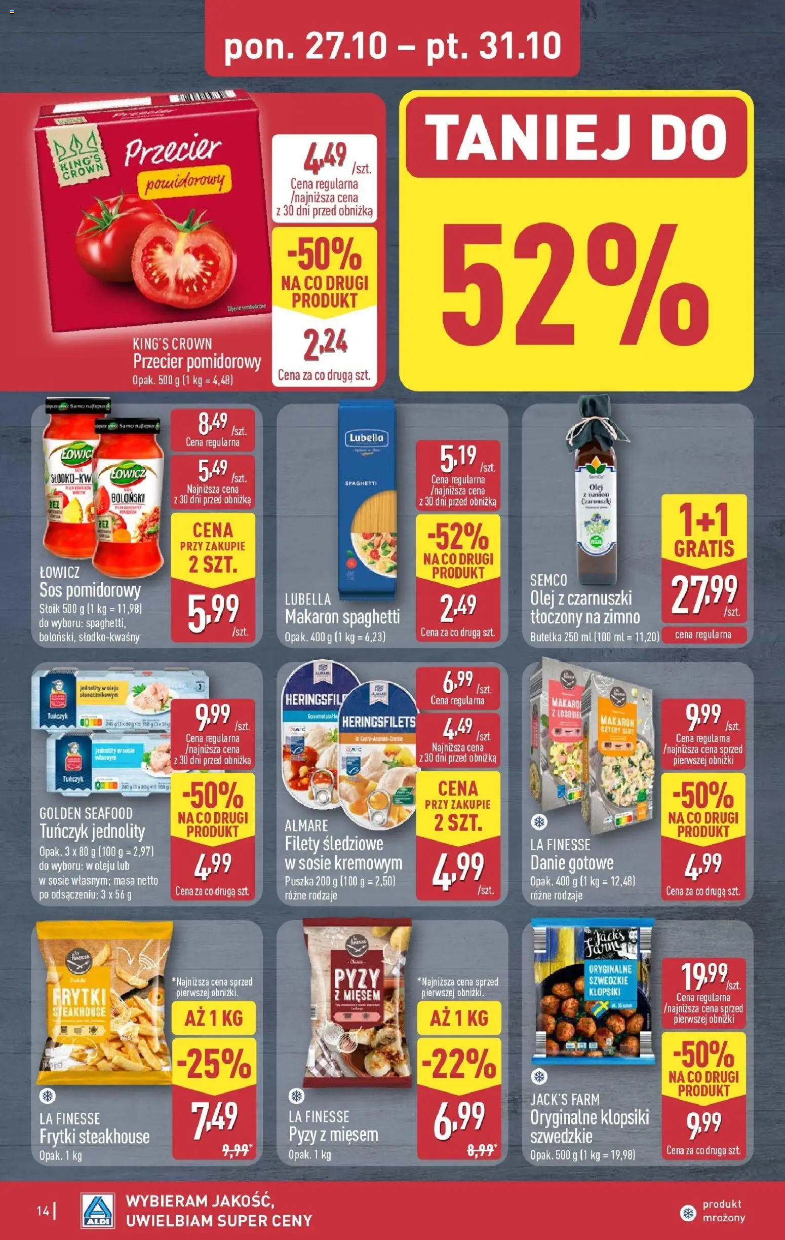 Aldi Gazetka ważna od 27.10.2025 do 31.10.2025 strona 14