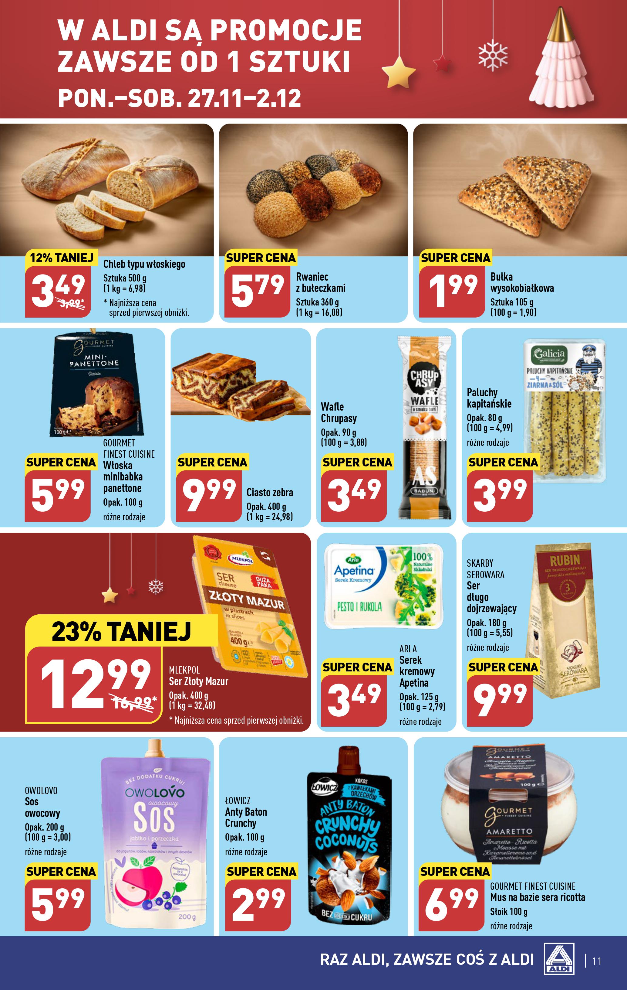 Aldi gazetka ważna od 27.11.2023 do 02.12.2023 strona 11
