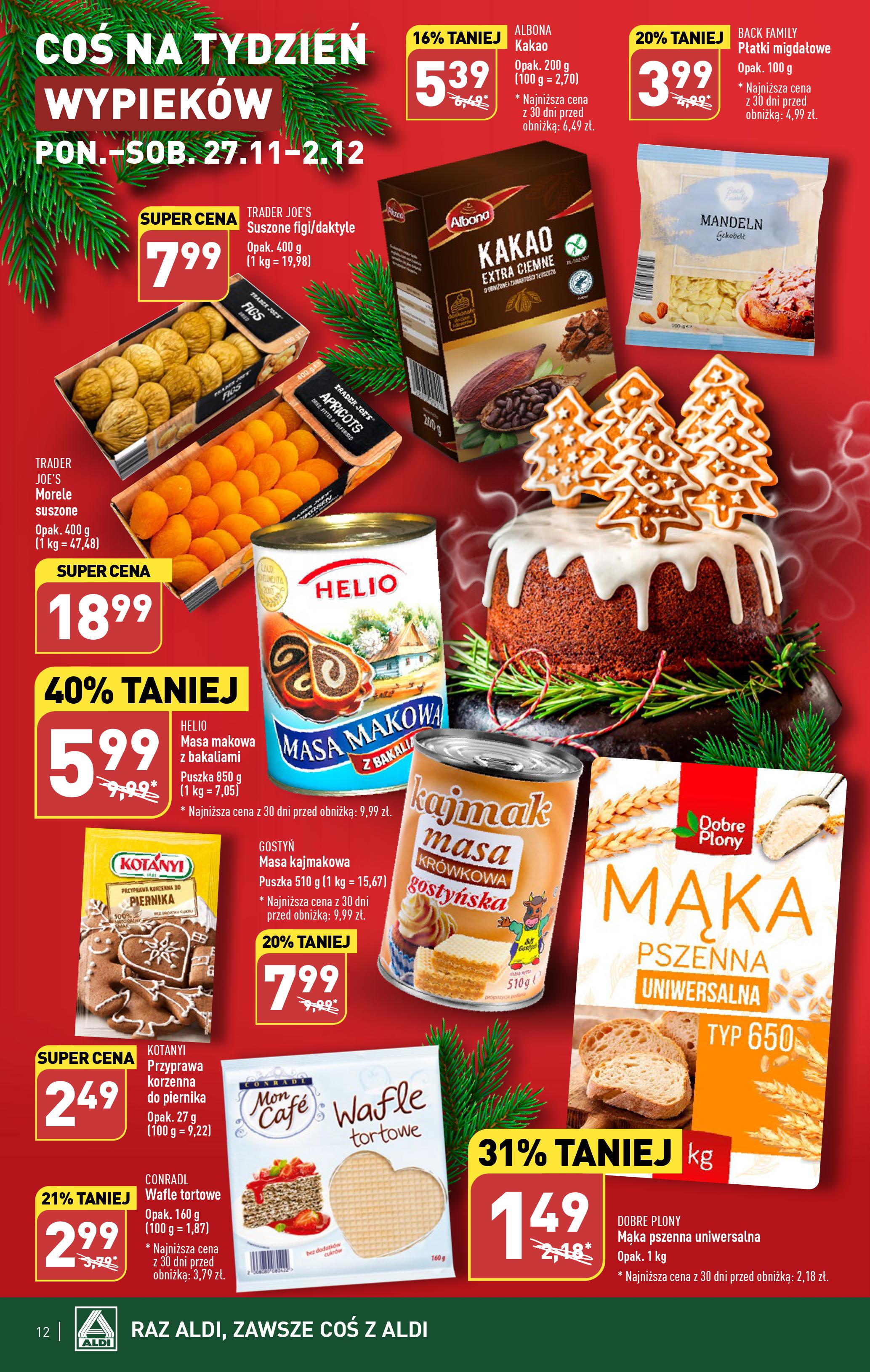 Aldi gazetka ważna od 27.11.2023 do 02.12.2023 strona 12