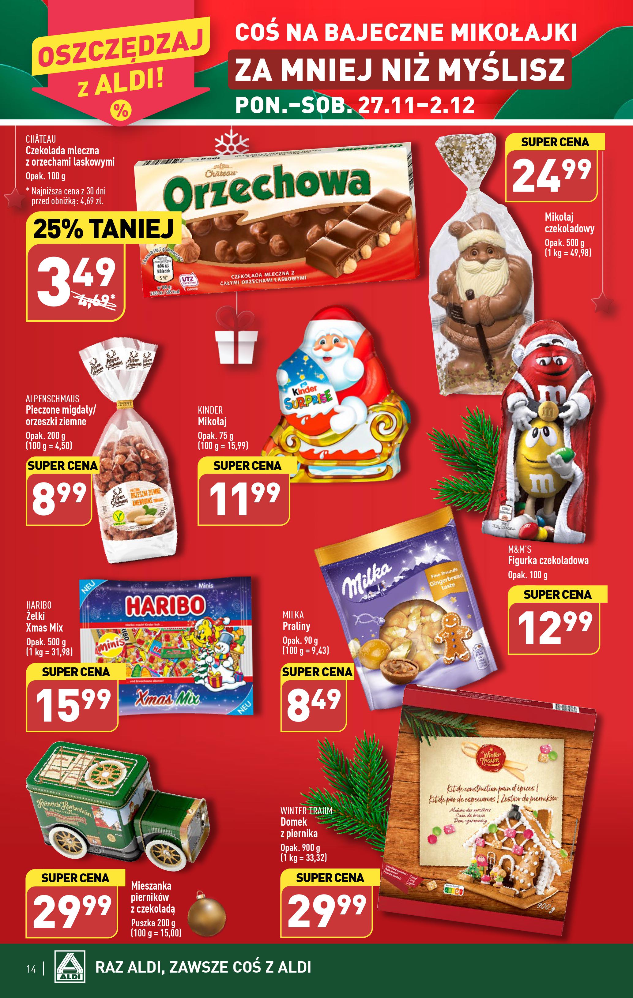 Aldi gazetka ważna od 27.11.2023 do 02.12.2023 strona 14
