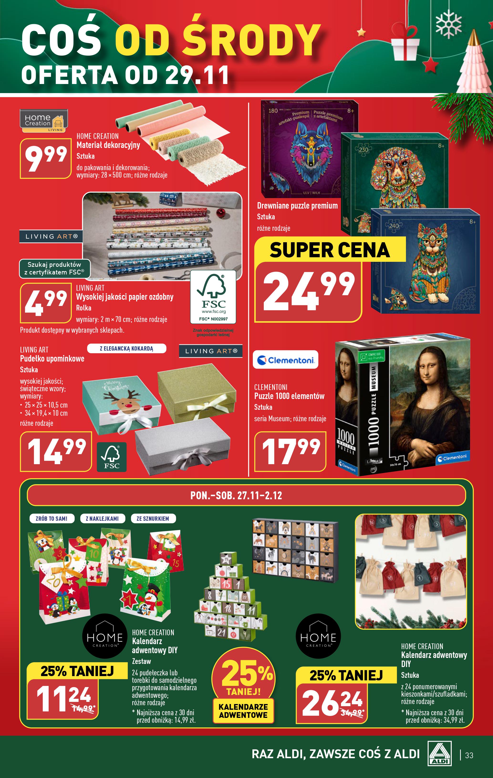 Aldi gazetka ważna od 27.11.2023 do 02.12.2023 strona 33