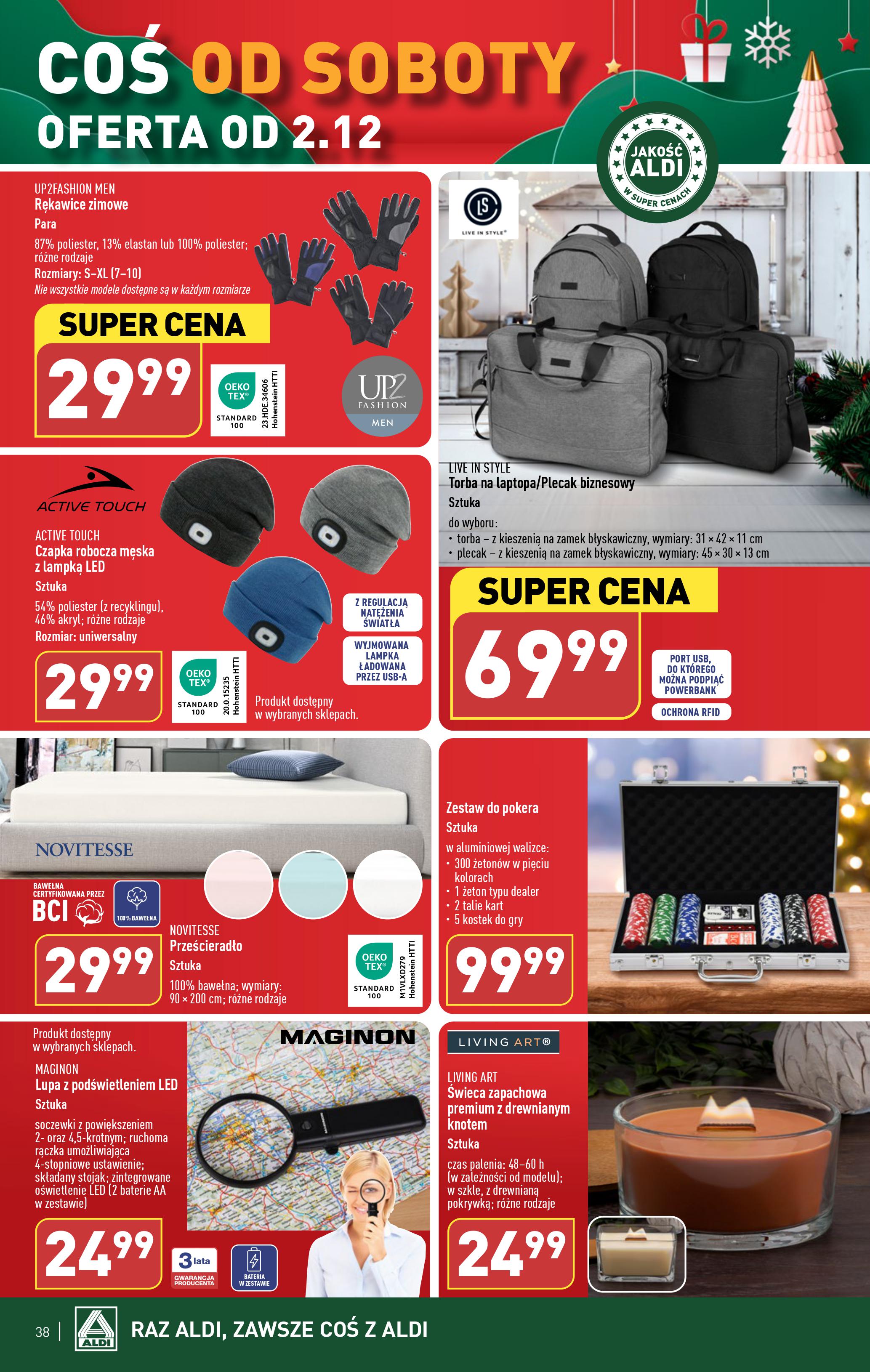 Aldi gazetka ważna od 27.11.2023 do 02.12.2023 strona 38