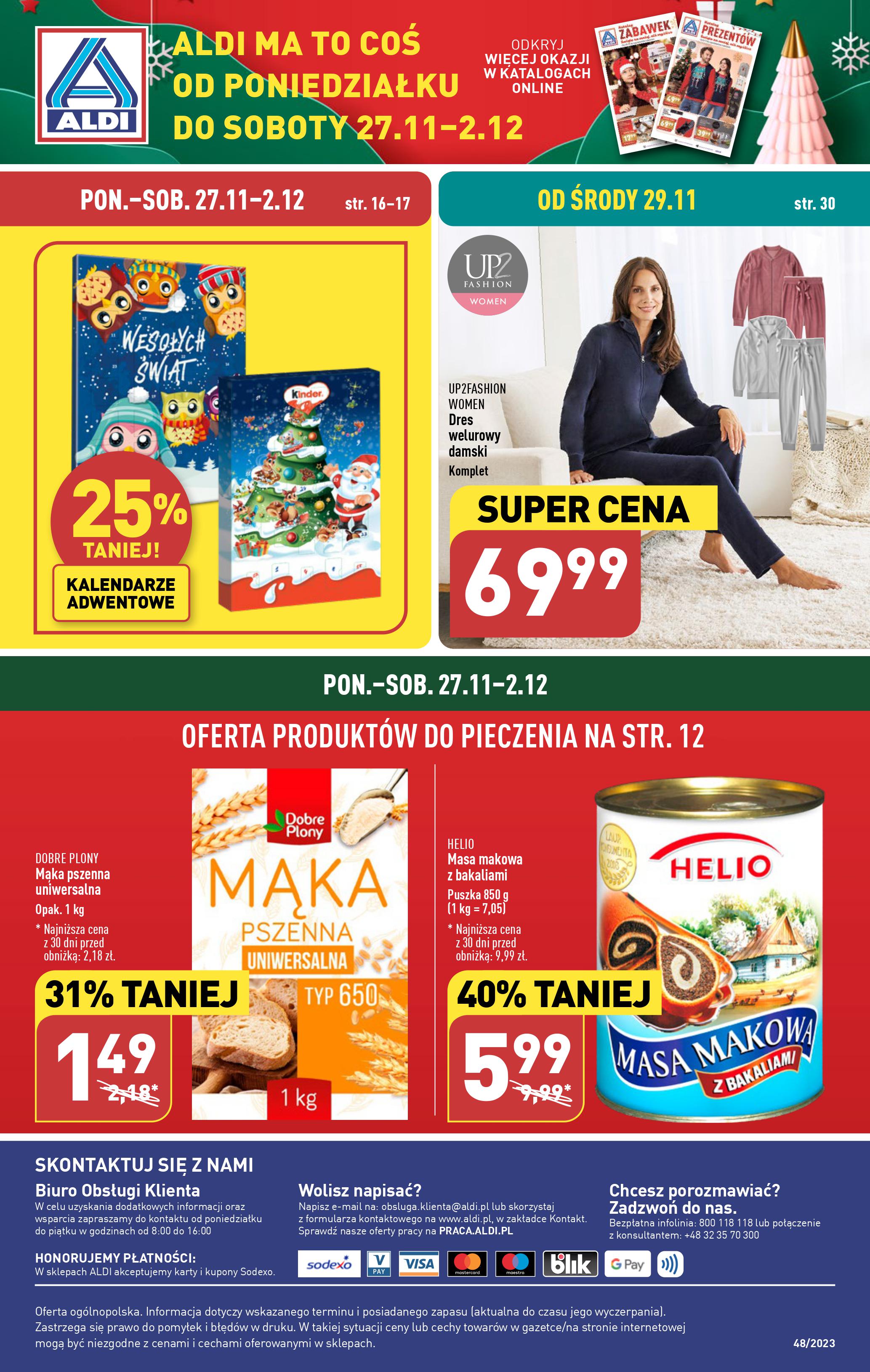 Aldi gazetka ważna od 27.11.2023 do 02.12.2023 strona 42