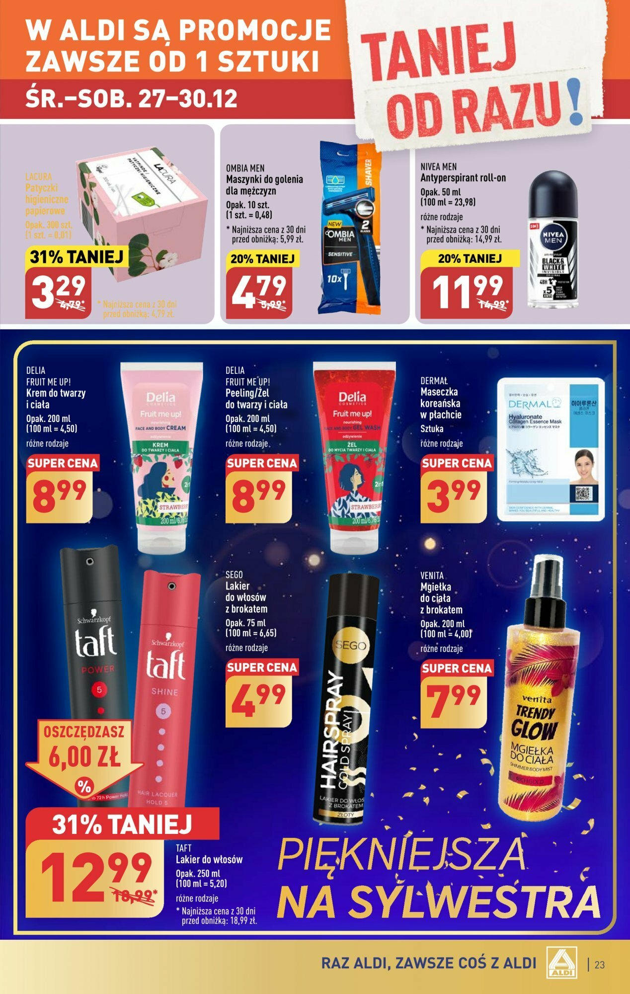 Aldi Gazetka ważna od 27.12.2023 do 30.12.2023 strona 23