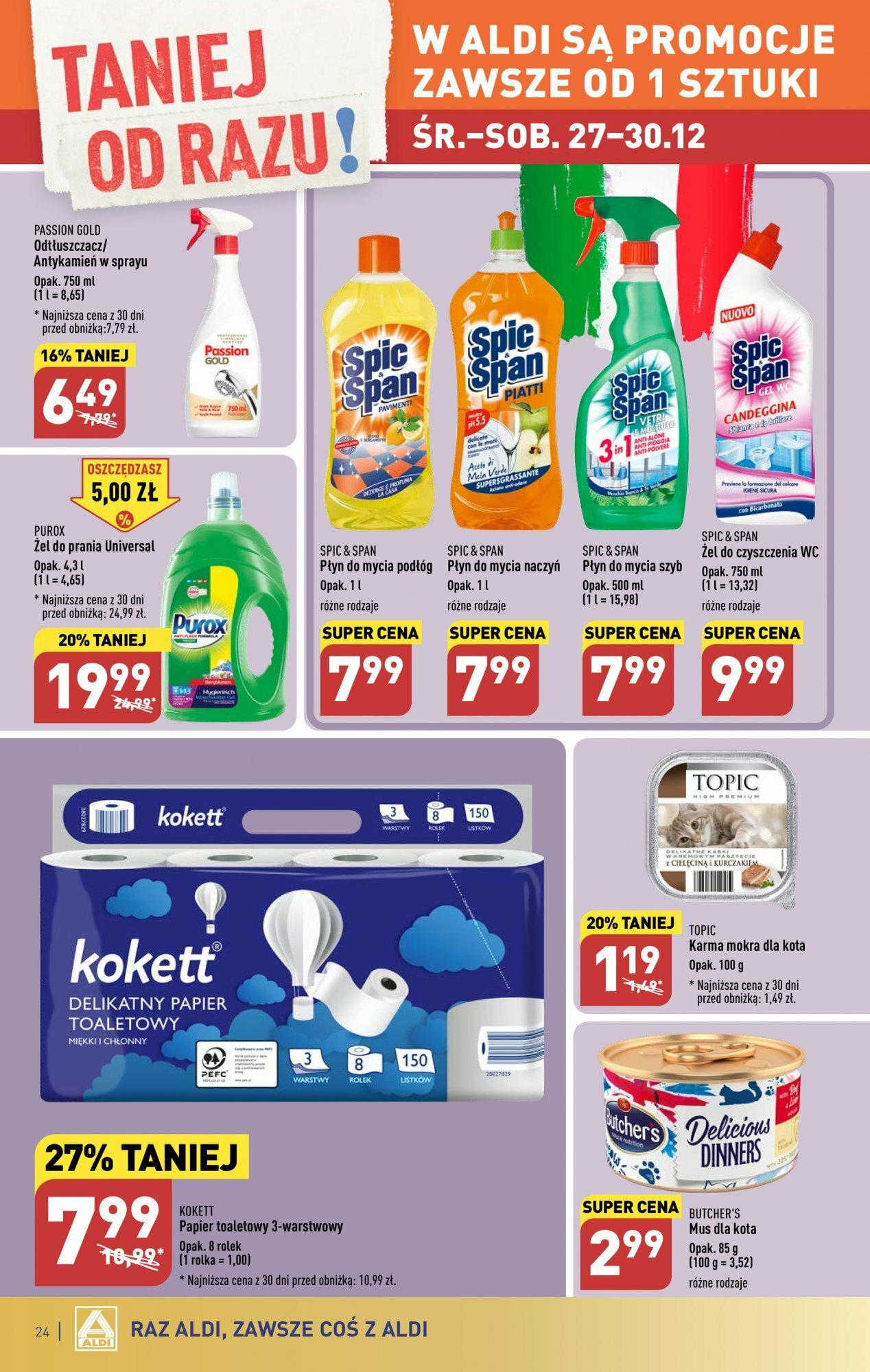 Aldi Gazetka ważna od 27.12.2023 do 30.12.2023 strona 24