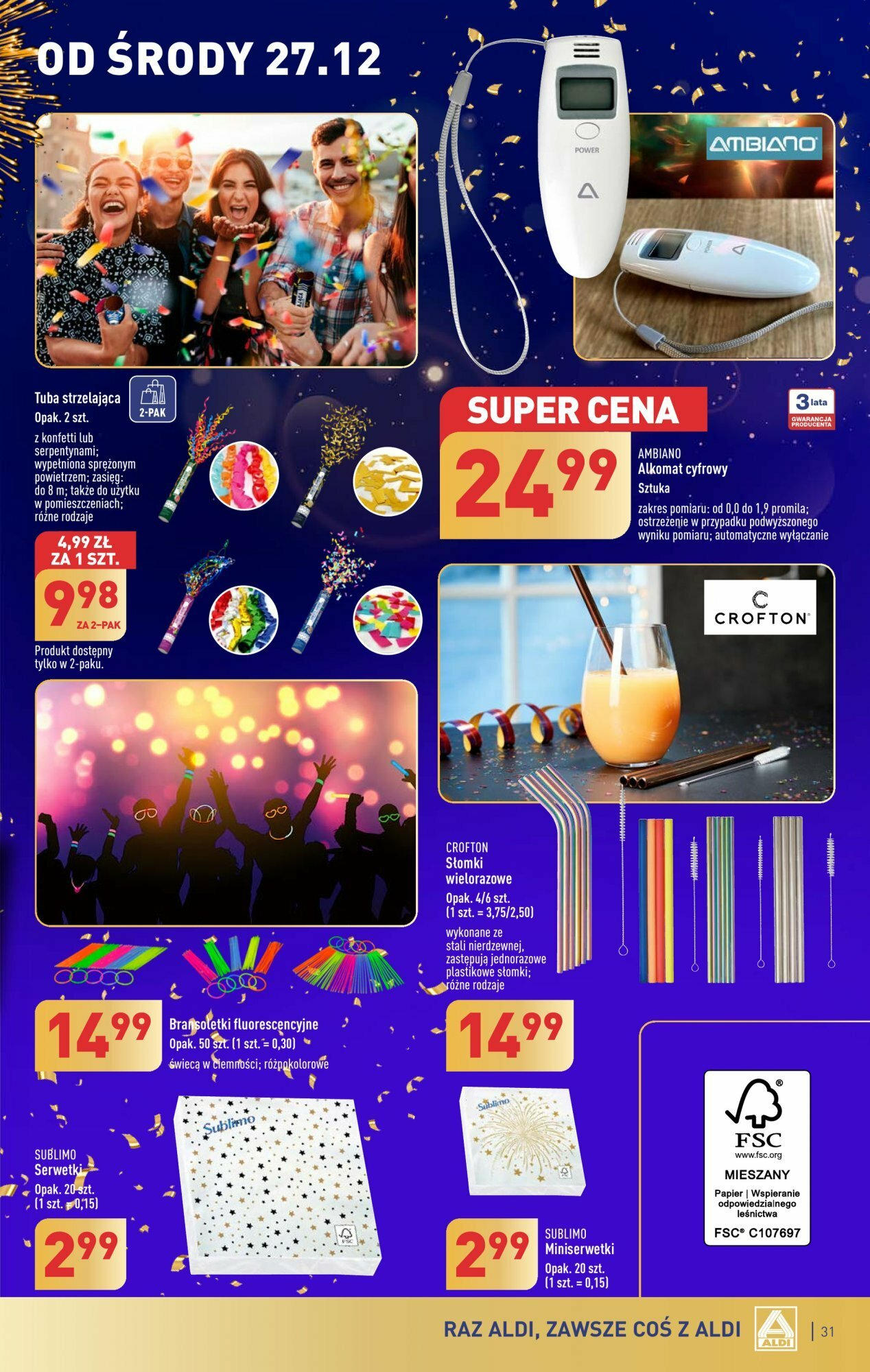 Aldi Gazetka ważna od 27.12.2023 do 30.12.2023 strona 31