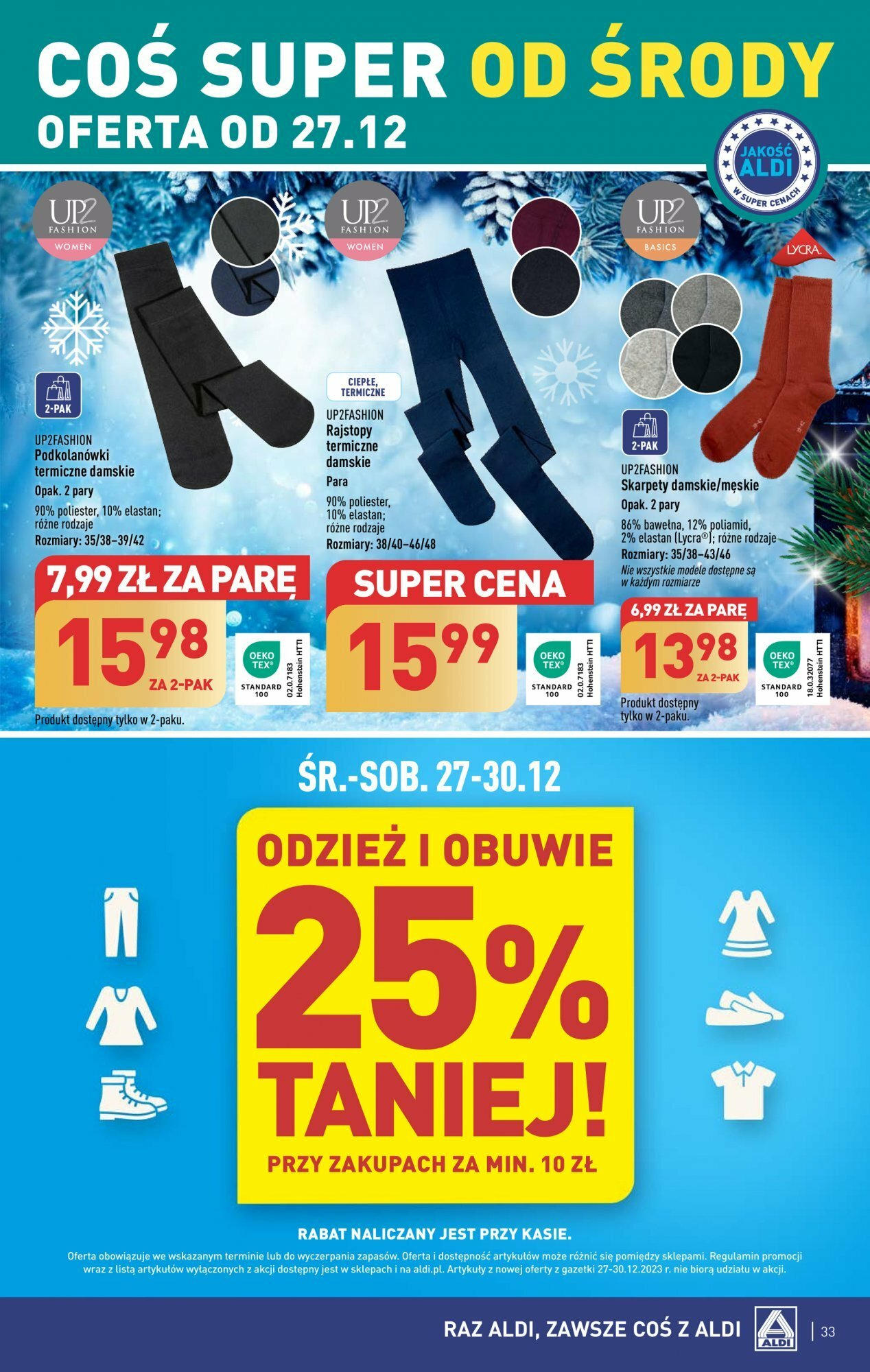 Aldi Gazetka ważna od 27.12.2023 do 30.12.2023 strona 33