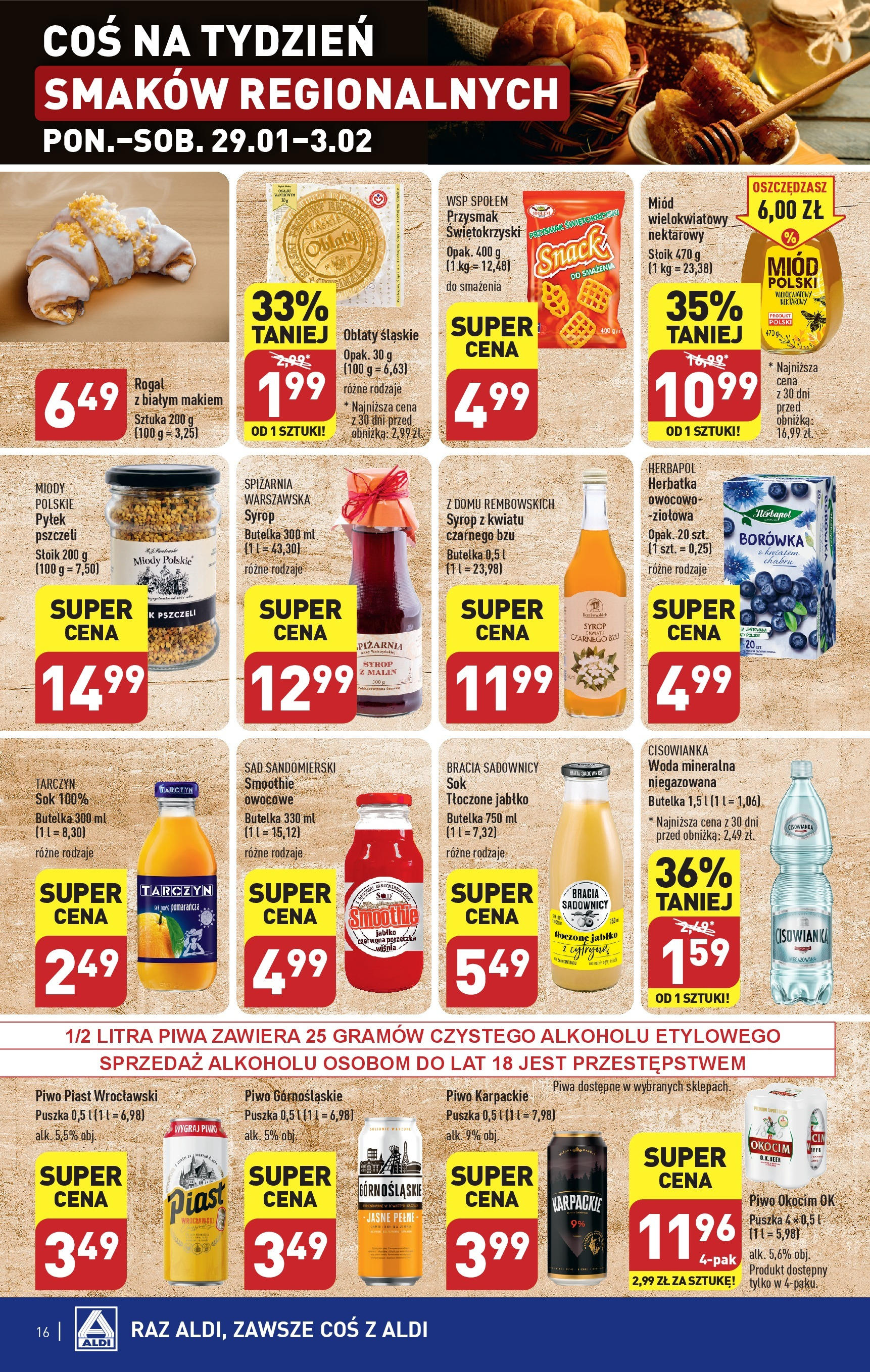 Aldi Gazetka ważna od 28.01.2024 do 31.01.2024 strona 16
