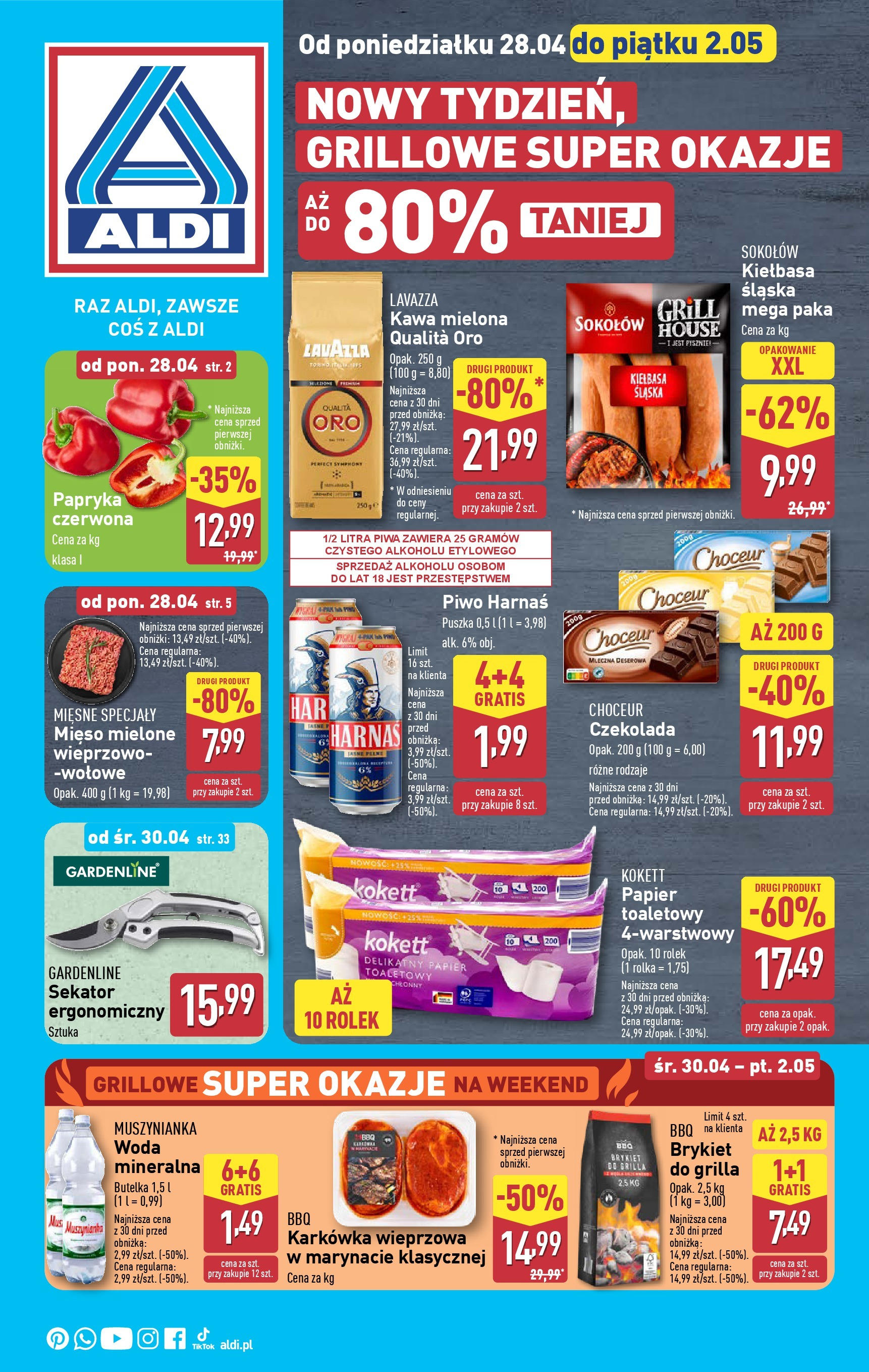 Aldi Gazetka ważna od  28.04.2025 do 02.05.2025 strona 1