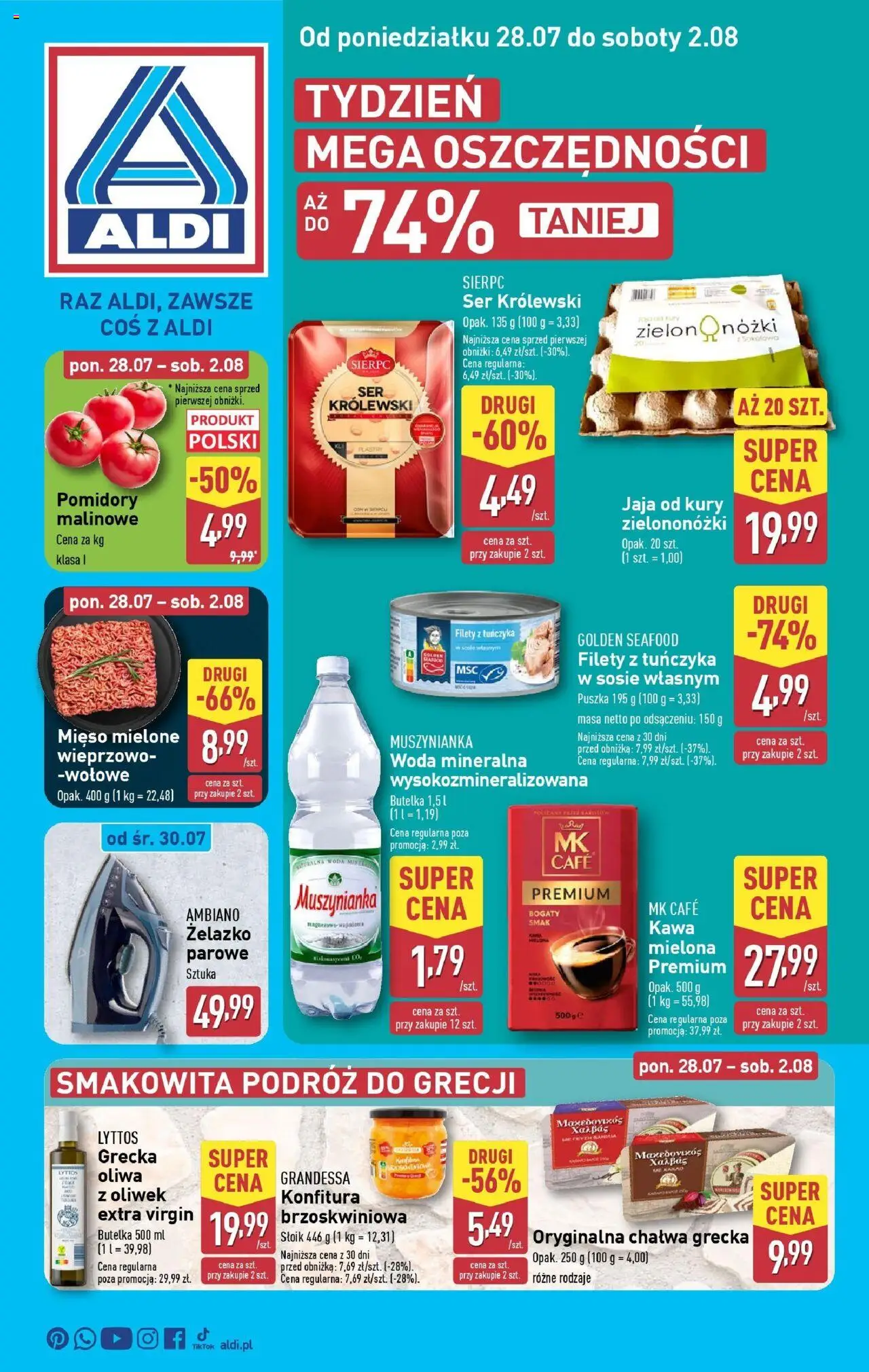 Aldi Gazetka ważna od  28.07.2025 do 02.08.2025 strona 1