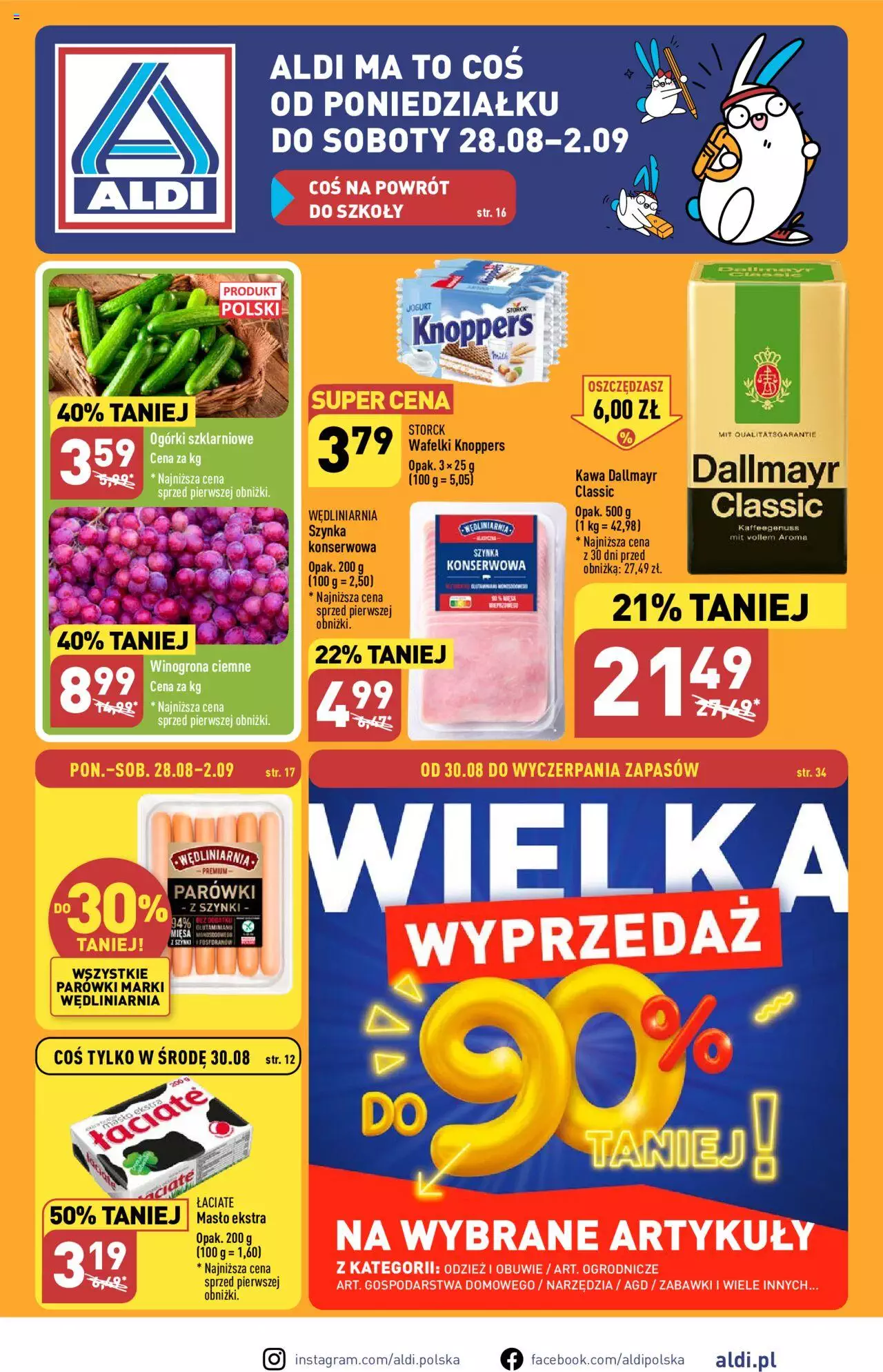 Aldi Gazetka ważna od 28.08.2023 do 02.09.2023 strona 1