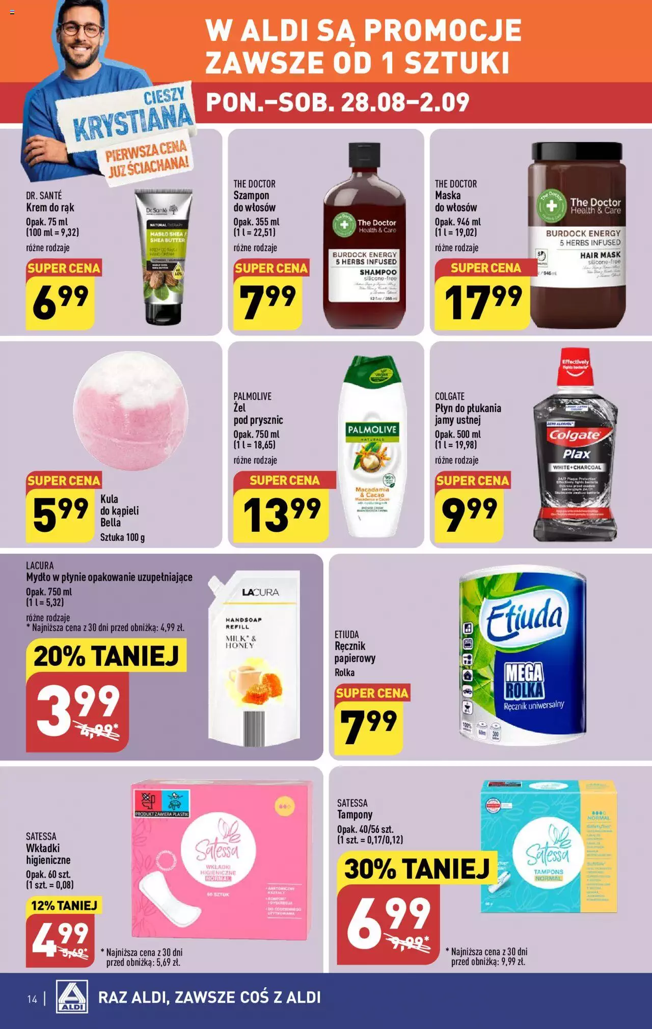 Aldi Gazetka ważna od 28.08.2023 do 02.09.2023 strona 14