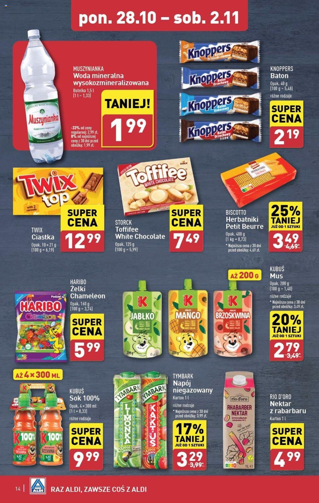 Aldi Gazetka ważna od 28.10.2024 do 02.11.2024 strona 14