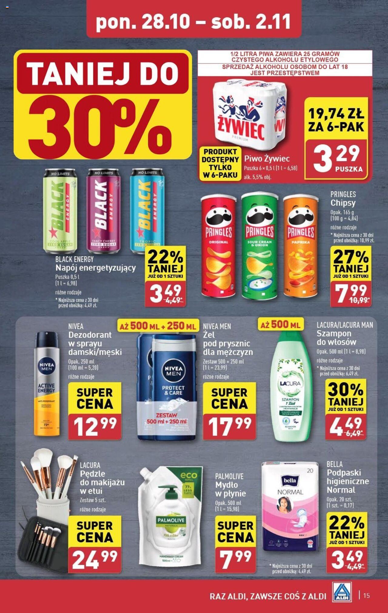 Aldi Gazetka ważna od 28.10.2024 do 02.11.2024 strona 15