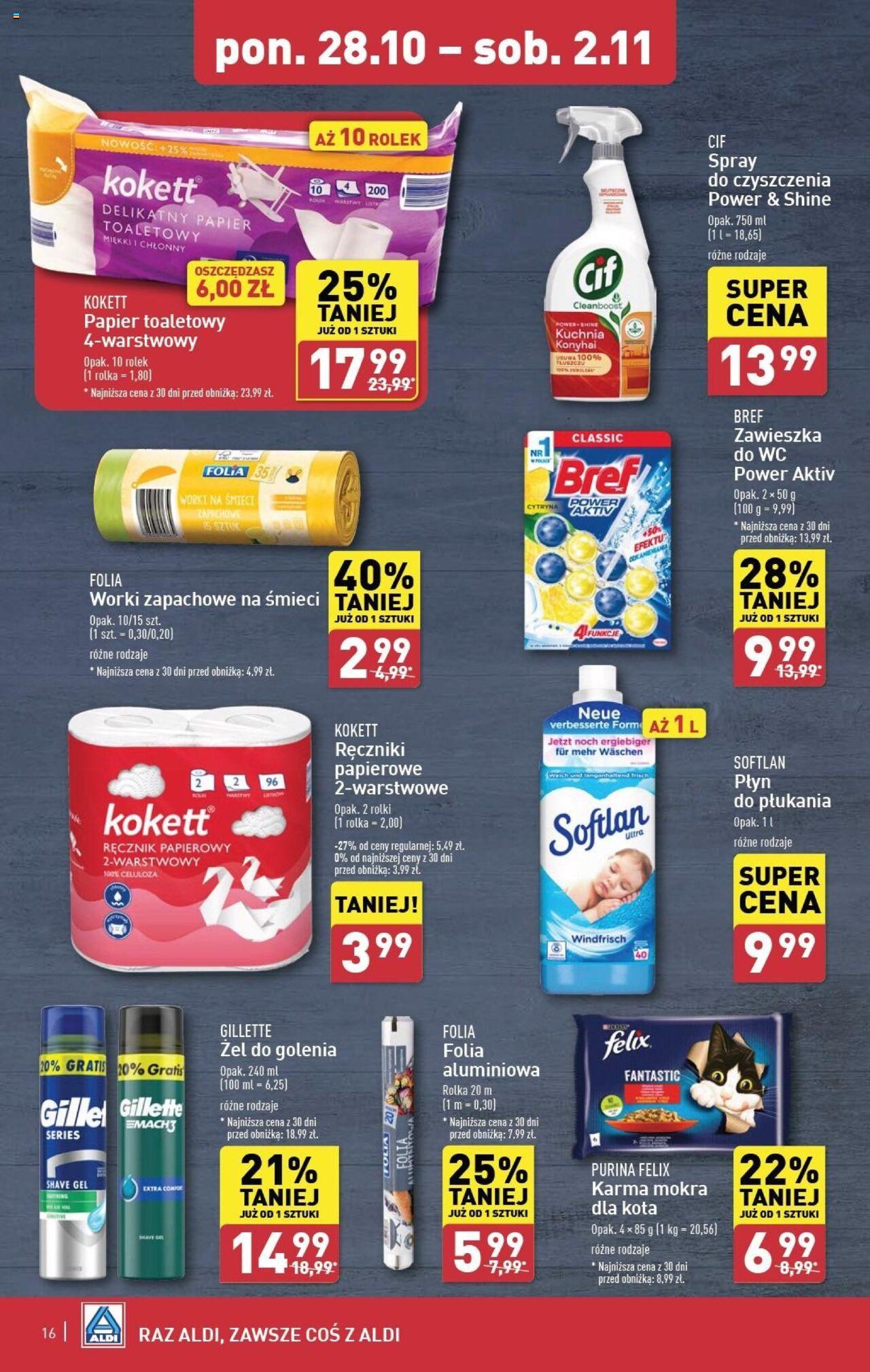Aldi Gazetka ważna od 28.10.2024 do 02.11.2024 strona 16