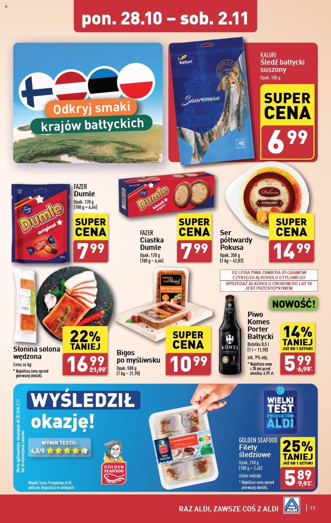 Aldi Gazetka ważna od 28.10.2024 do 02.11.2024 strona 19