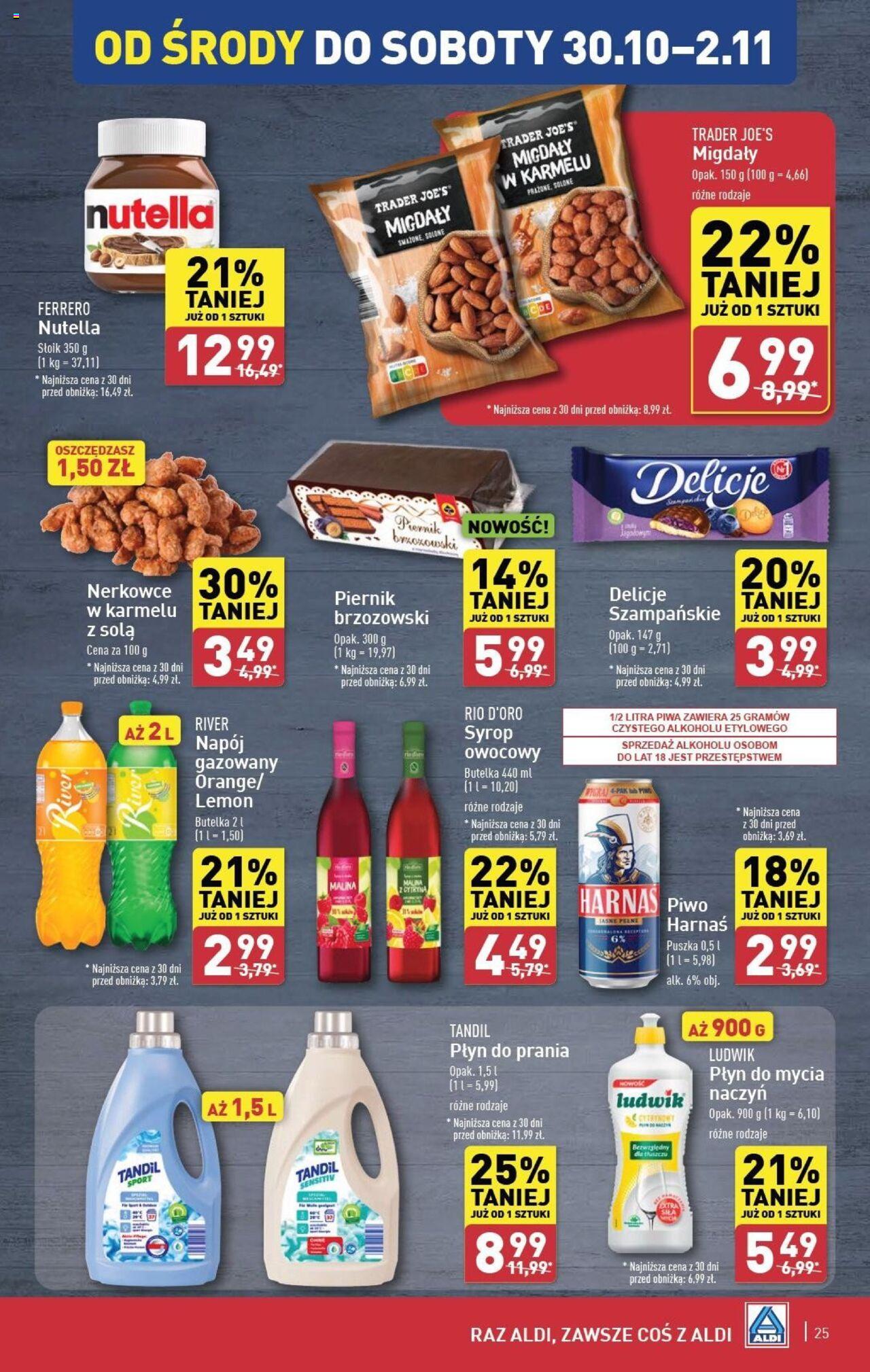 Aldi Gazetka ważna od 28.10.2024 do 02.11.2024 strona 25