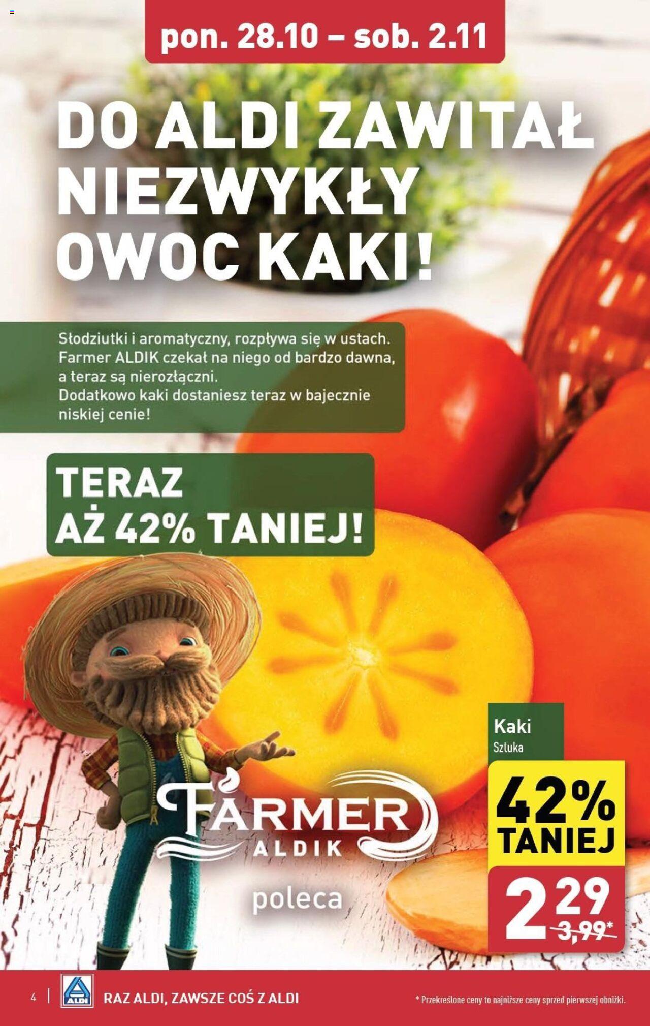 Aldi Gazetka ważna od 28.10.2024 do 02.11.2024 strona 4
