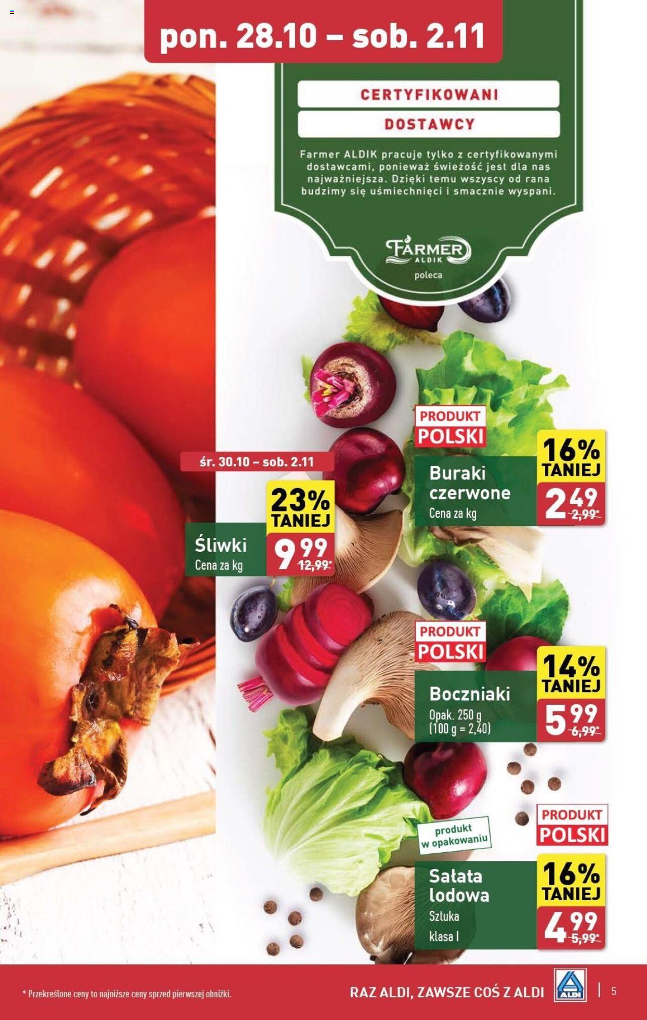 Aldi Gazetka ważna od 28.10.2024 do 02.11.2024 strona 5