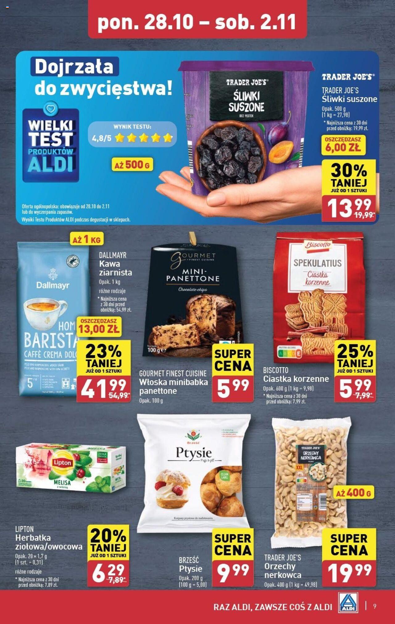 Aldi Gazetka ważna od 28.10.2024 do 02.11.2024 strona 9