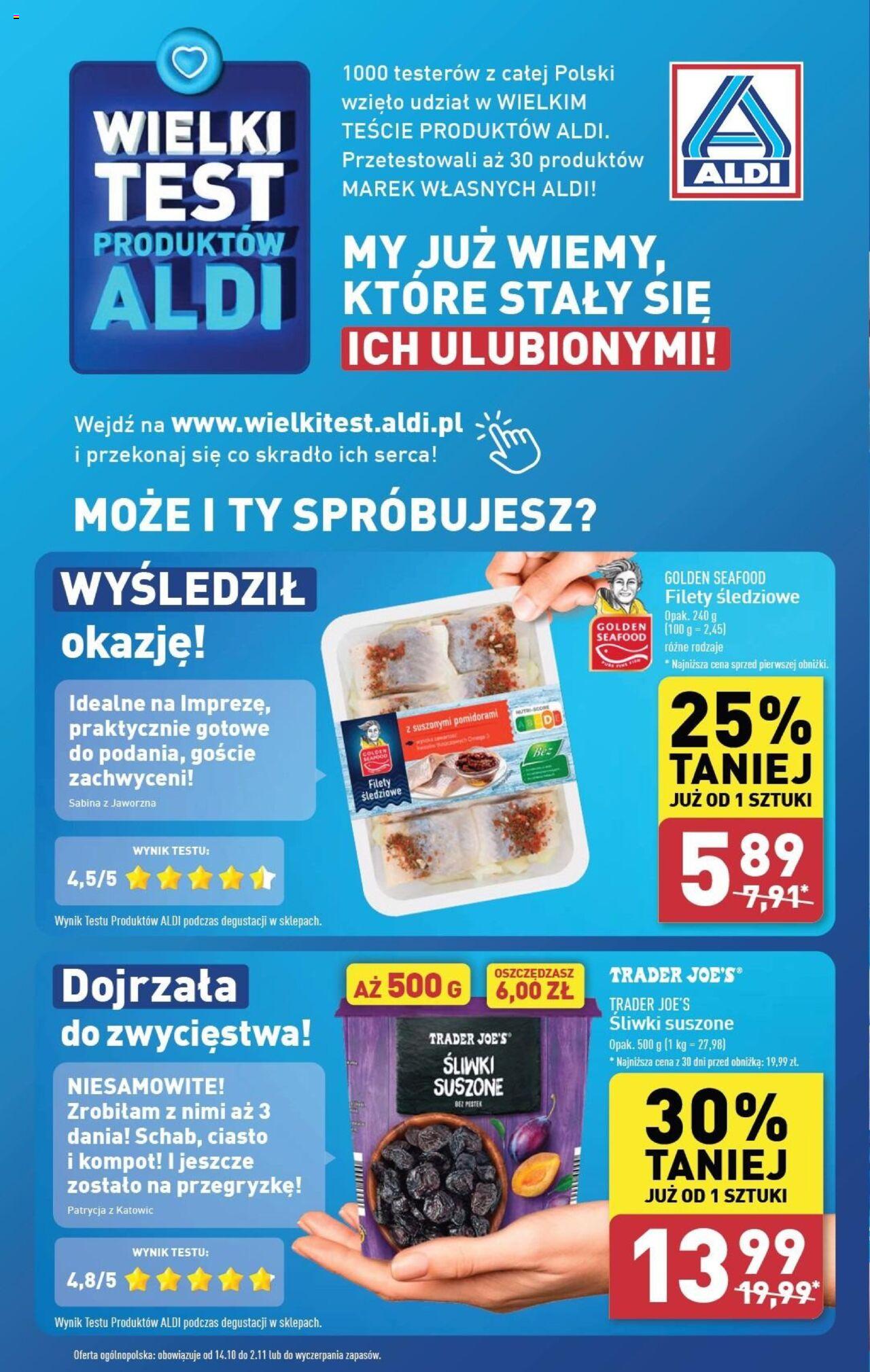 Aldi Gazetka ważna od 28.10.2024 do 02.11.2024 strona 10
