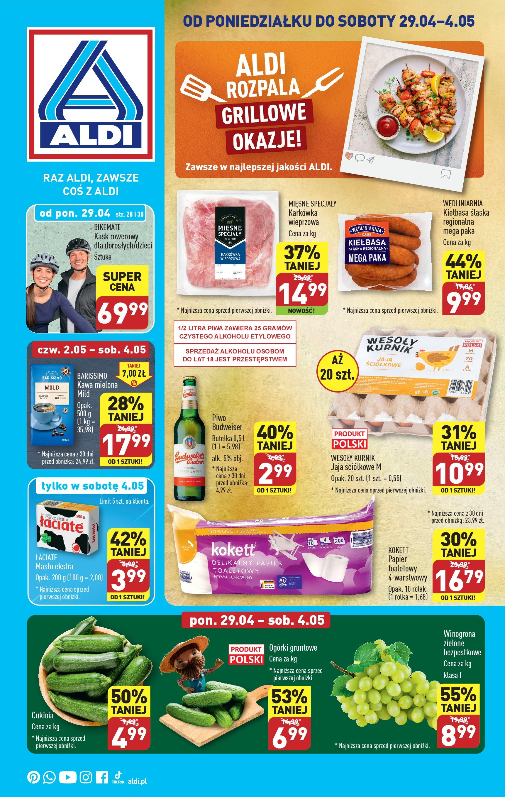Aldi Gazetka ważna od 29.04.2024 do 04.05.2024 strona 1