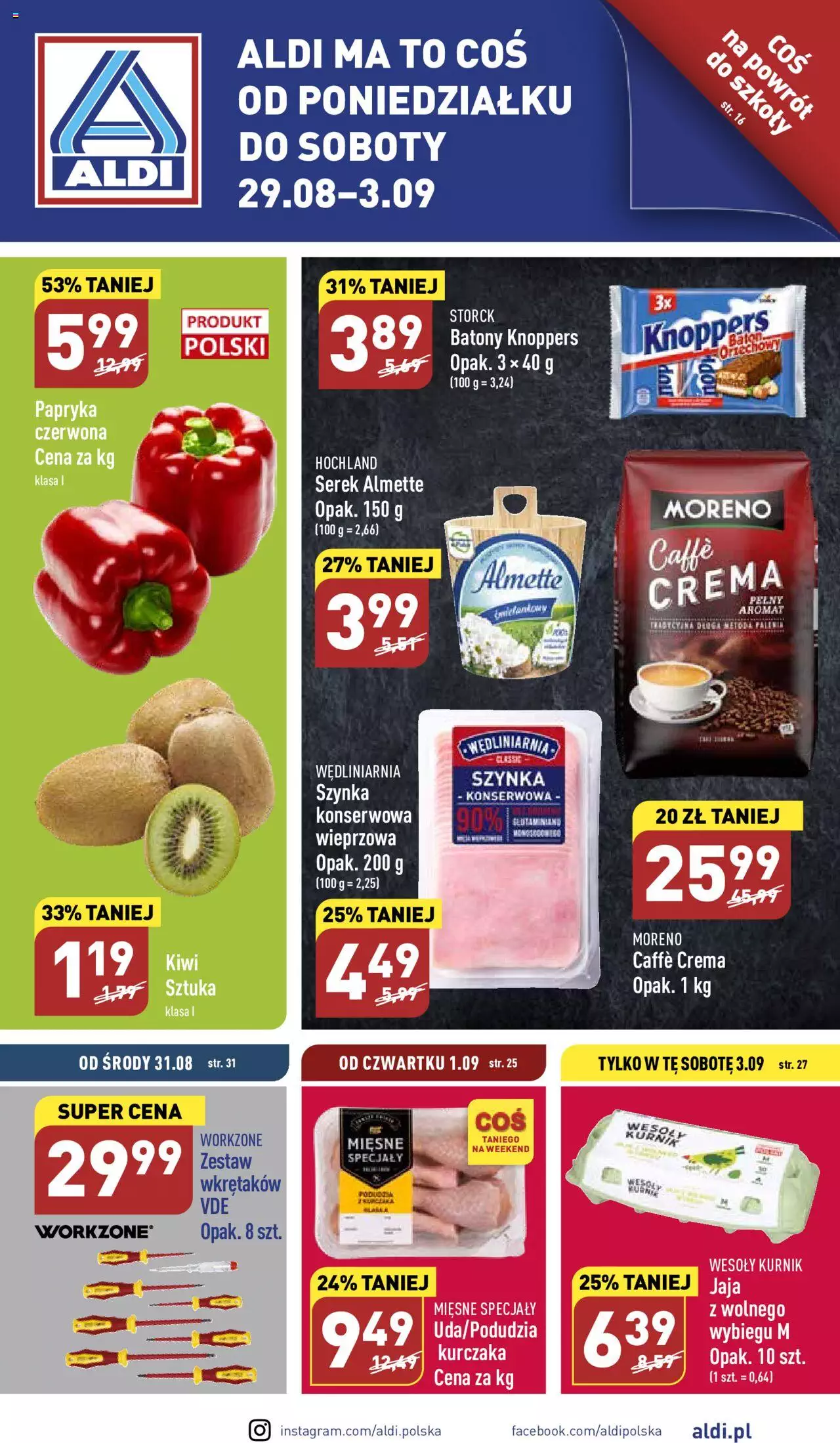 Aldi gazetka ważna od 29.08.2022 do 03.09.2022 strona 1