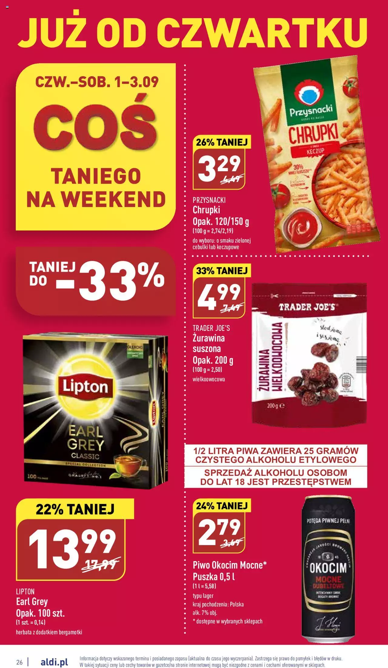 Aldi gazetka ważna od 29.08.2022 do 03.09.2022 strona 26