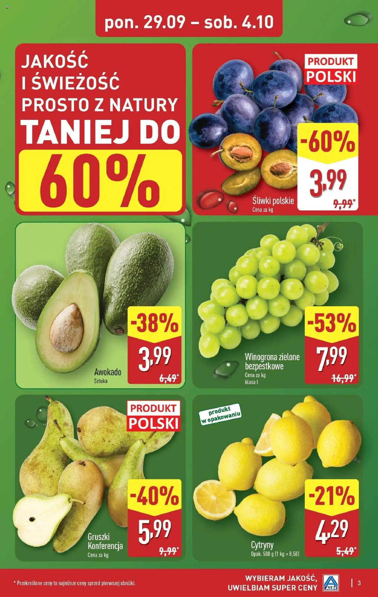 Aldi Gazetka ważna od 29.09.2025 do 04.10.2025 strona 3