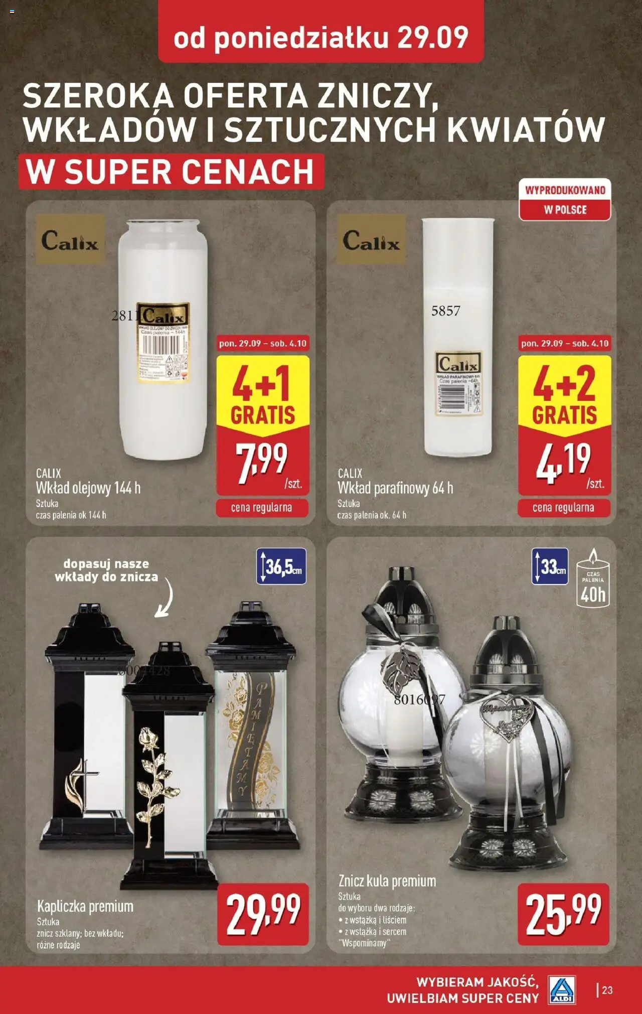 Aldi Gazetka ważna od 29.09.2025 do 04.10.2025 strona 23
